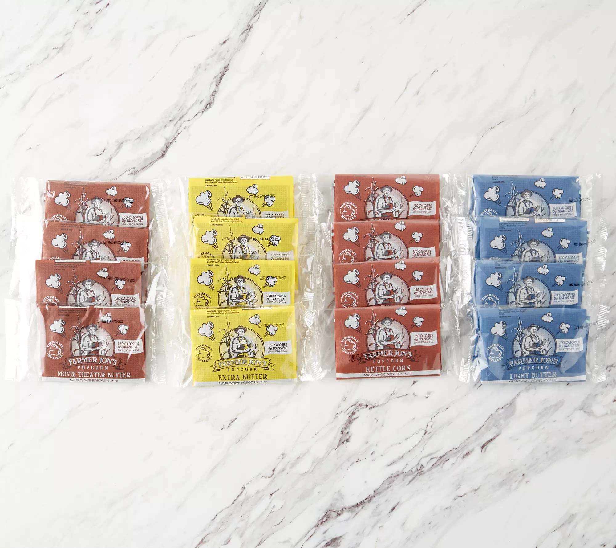 Farmer Jon's (16) 1oz Mini Microwave Popcorn Bags AutoDelivery