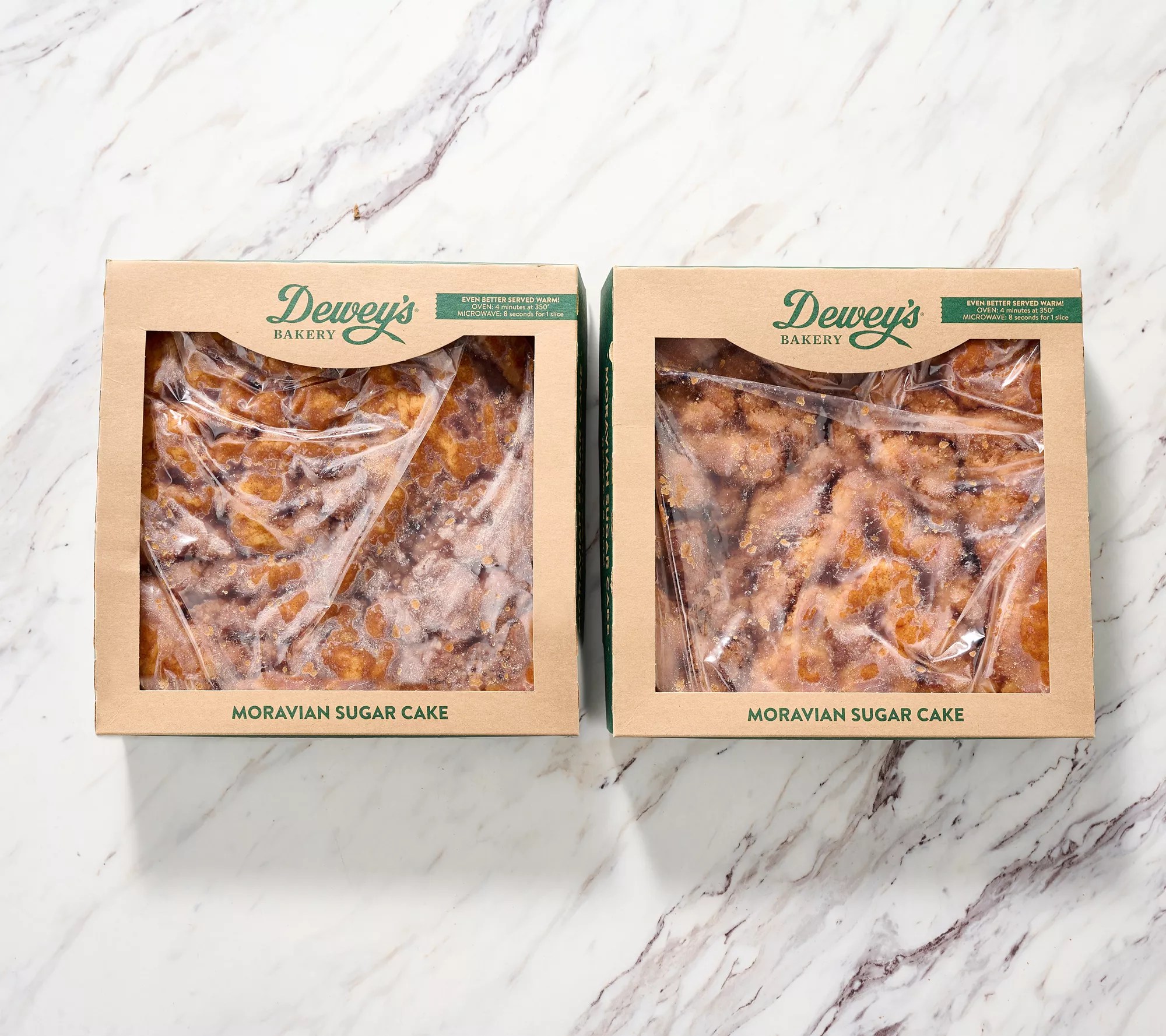 Dewey's Bakery (2) 14 oz. Moravian Sugar Coffee Cakes
