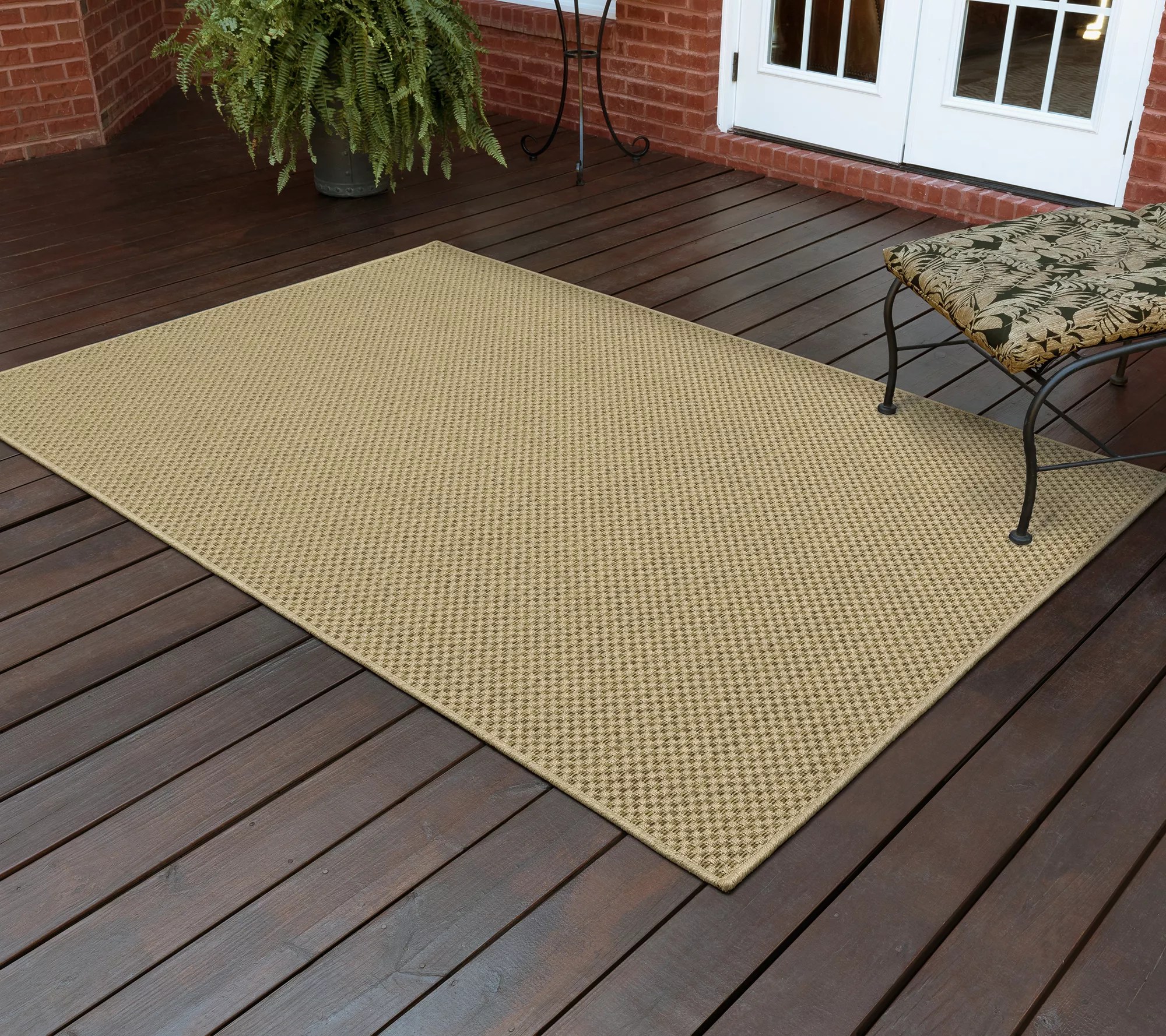 Veranda Living 5'x7' Solid Sisal Indoor/Outdoor Rug