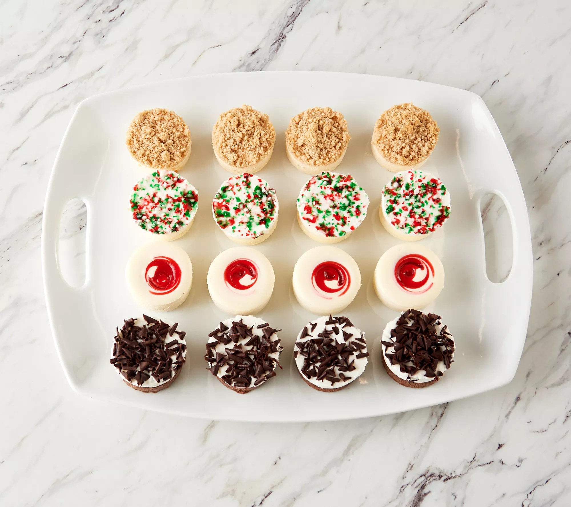 SH12/12 Junior's (32) Holiday Mini Cheesecakes AutoDelivery