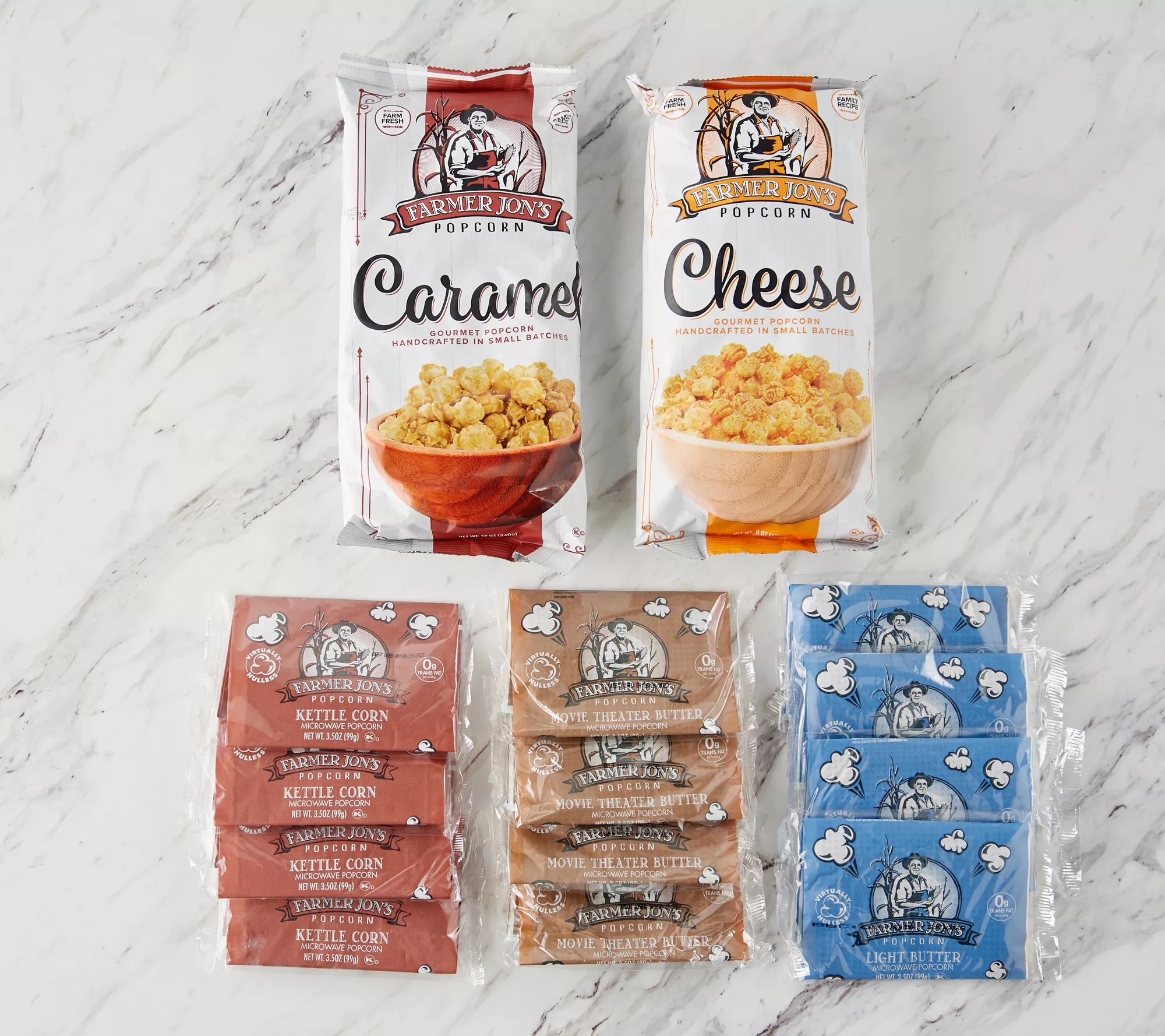 Farmer Jon's Best of Microwave & Gourmet Popcorn Assortment