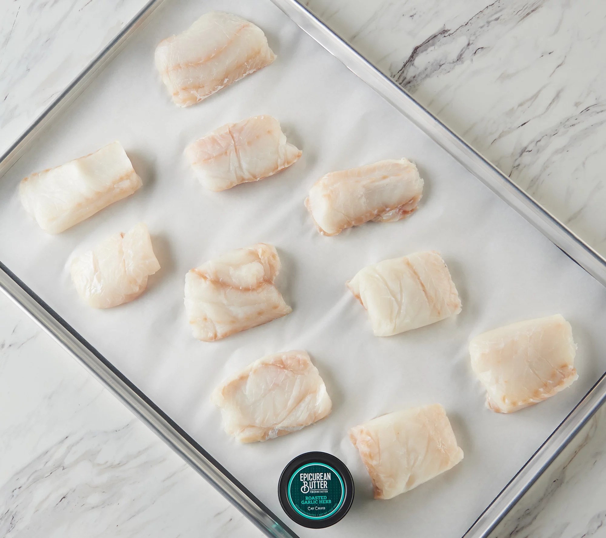 Egg Harbor (10) 6 oz. Icelandic Cod Filets & Garlic Herb Butter