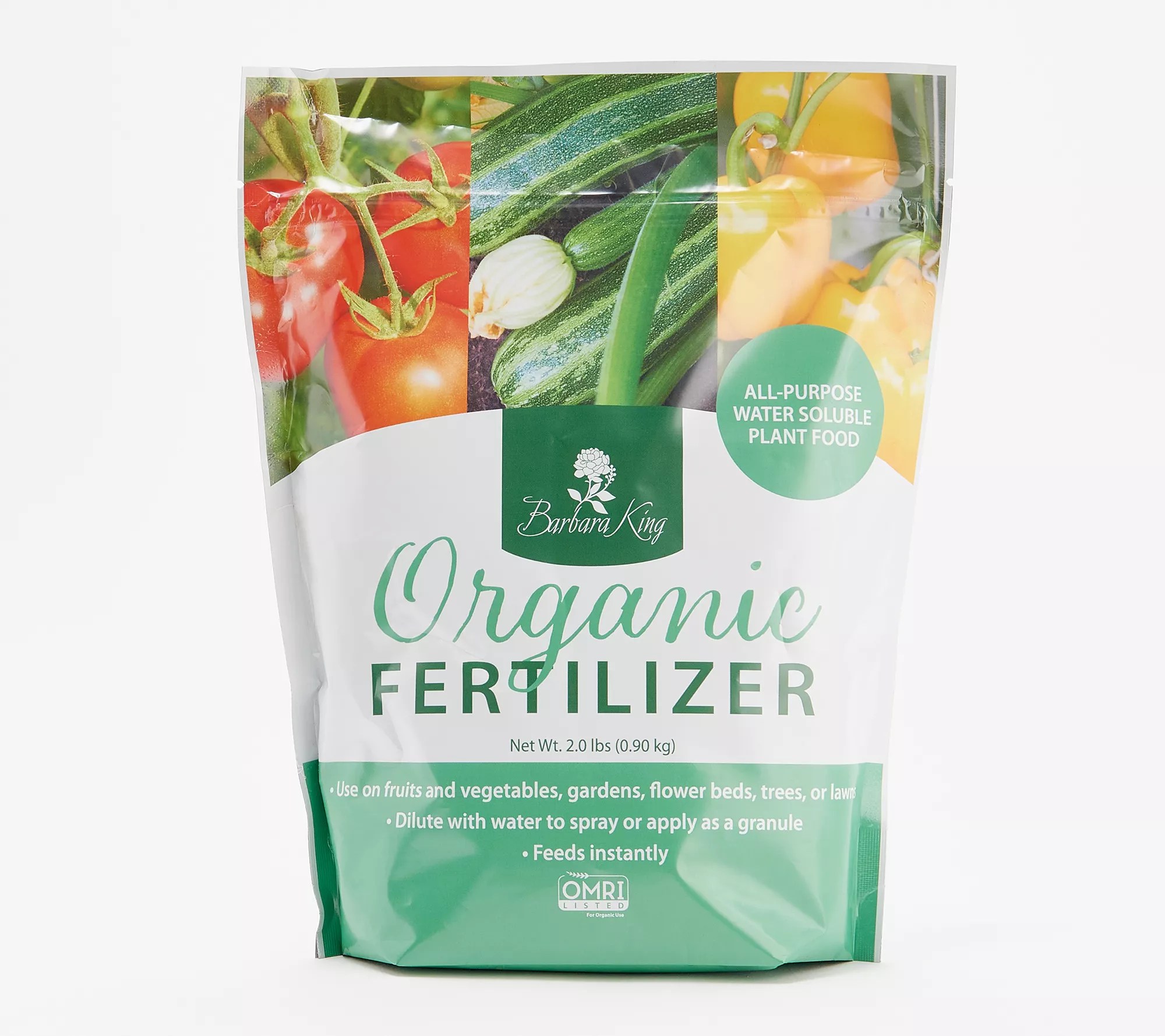 Barbara King 2lb Organic Plant Food Fast Acting Fertilizer