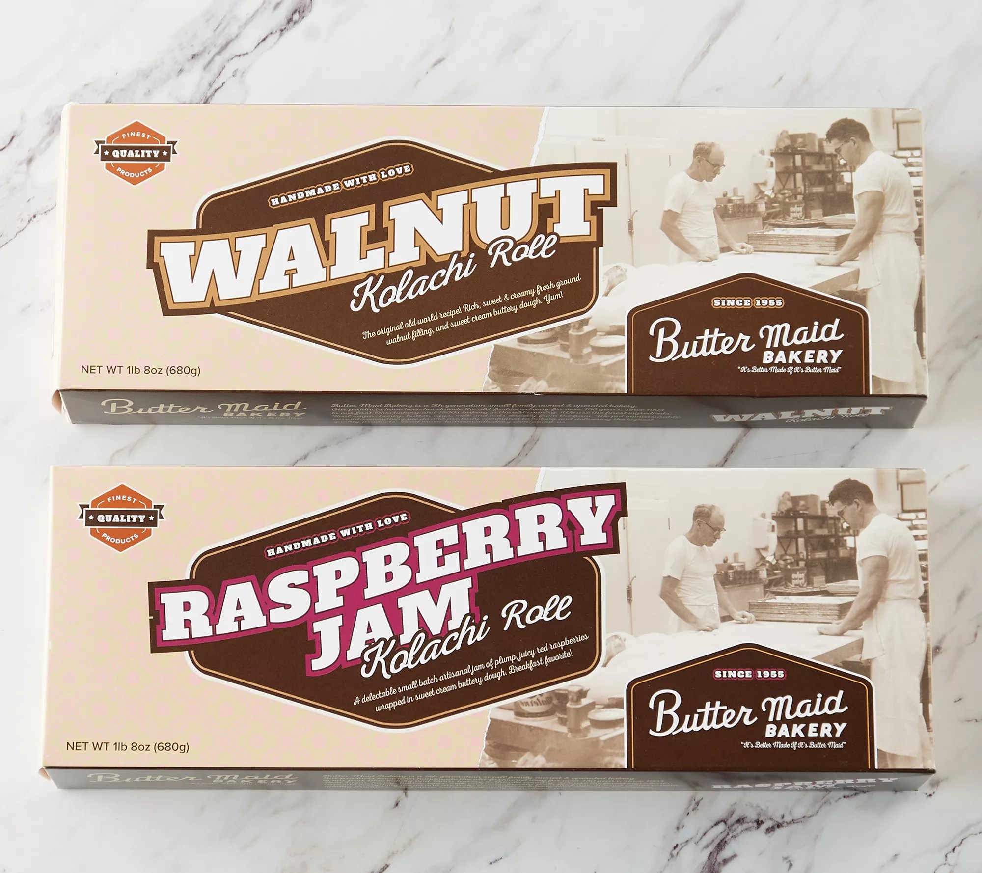 Butter Maid Bakery (2)24oz Fruit and Nut Kolachi Pastries