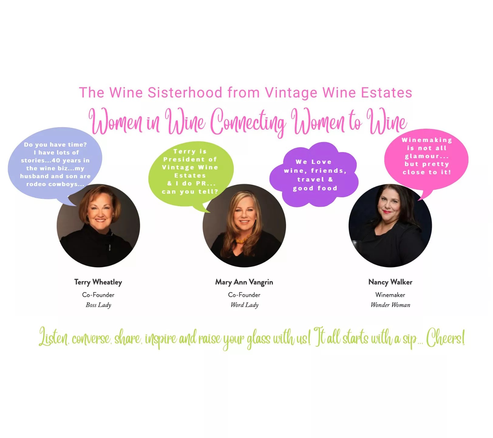 Vintage Wine Estates Wine Sisterhood 12 Bottle Set of Wines