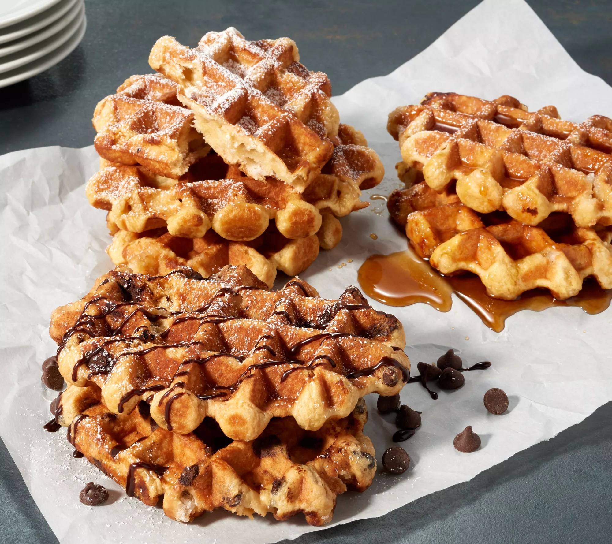 Mountain Waffle Co (10) Assorted Liege Belgian Waffles