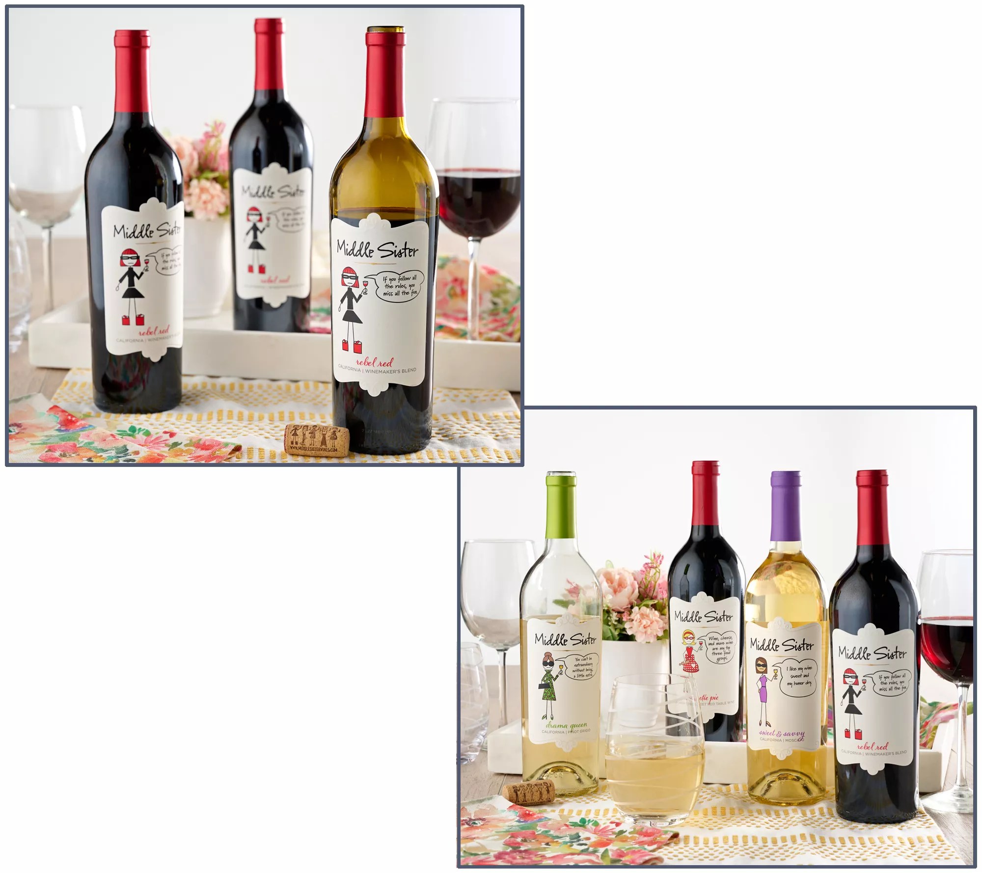 Vintage Wine Estates Wine Sisterhood 3 or 12 Bottles of Wine