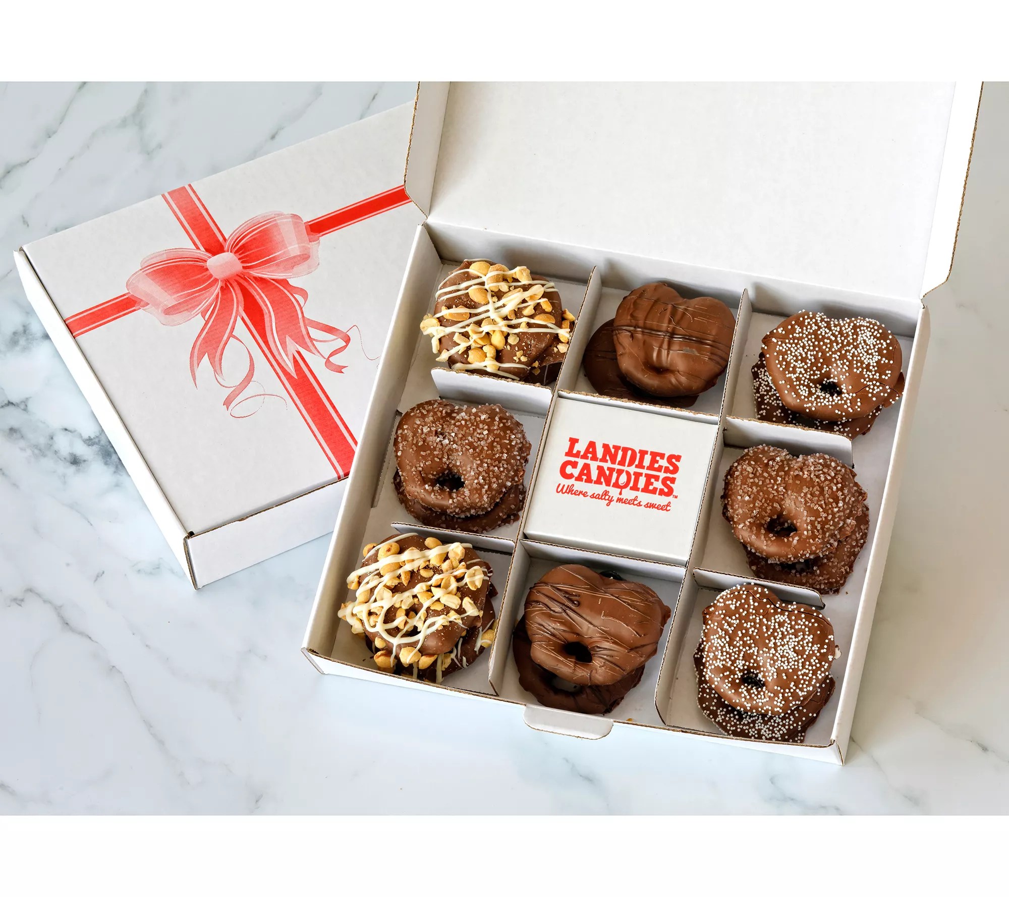 Landies Candies 16Piece Signature Favorites Stuffed Pretzels