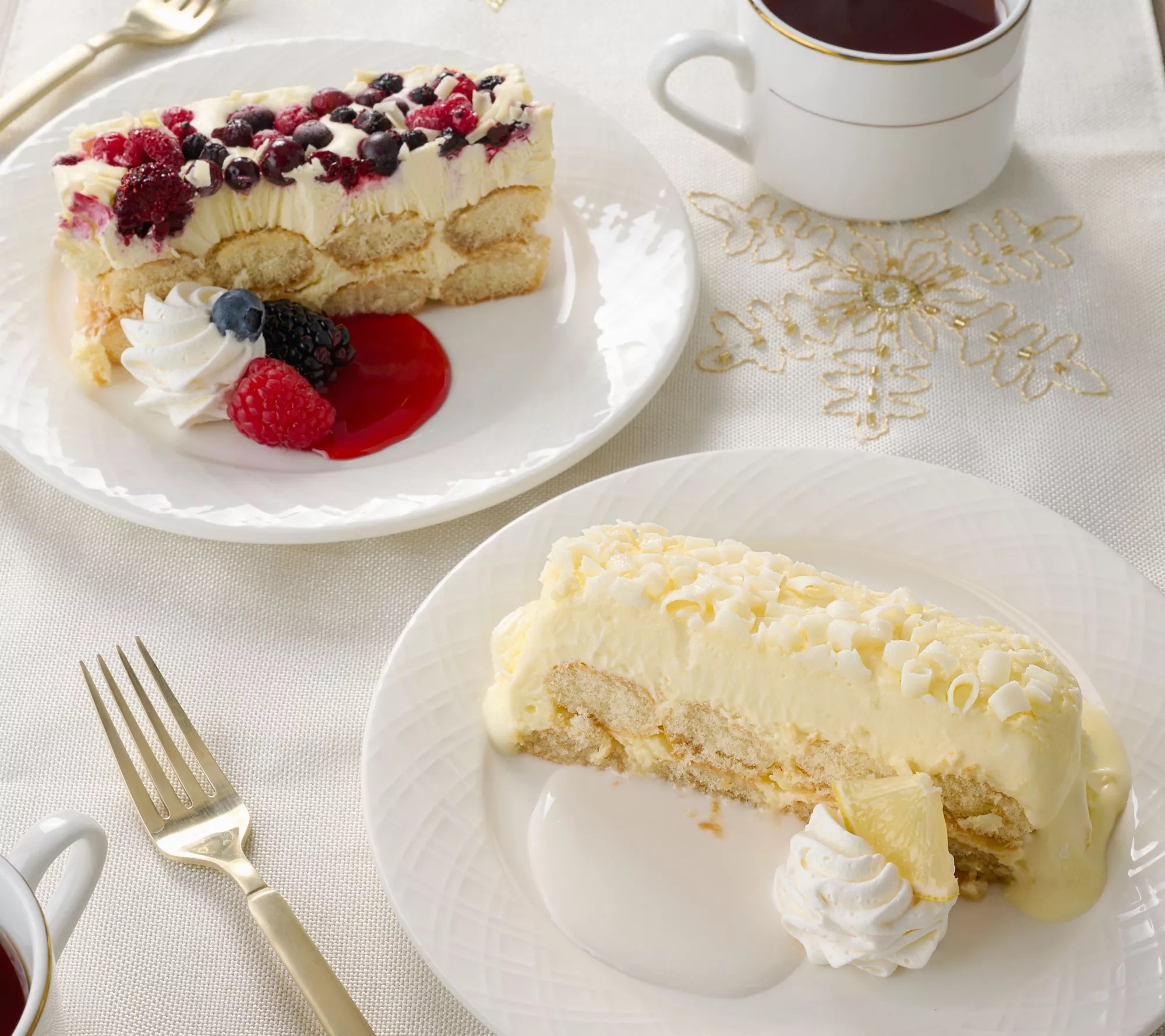 Delizioso Desserts (2) 2lb Italian Dessert Trays