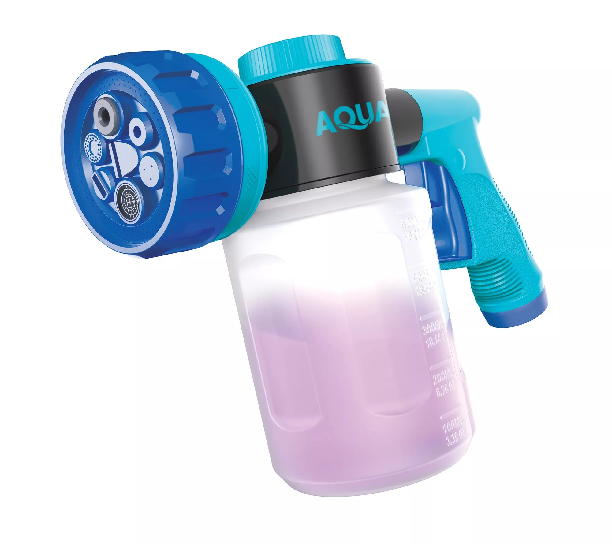 Aqua Joe HosePowered MultiPattern Spray and Soap Gun