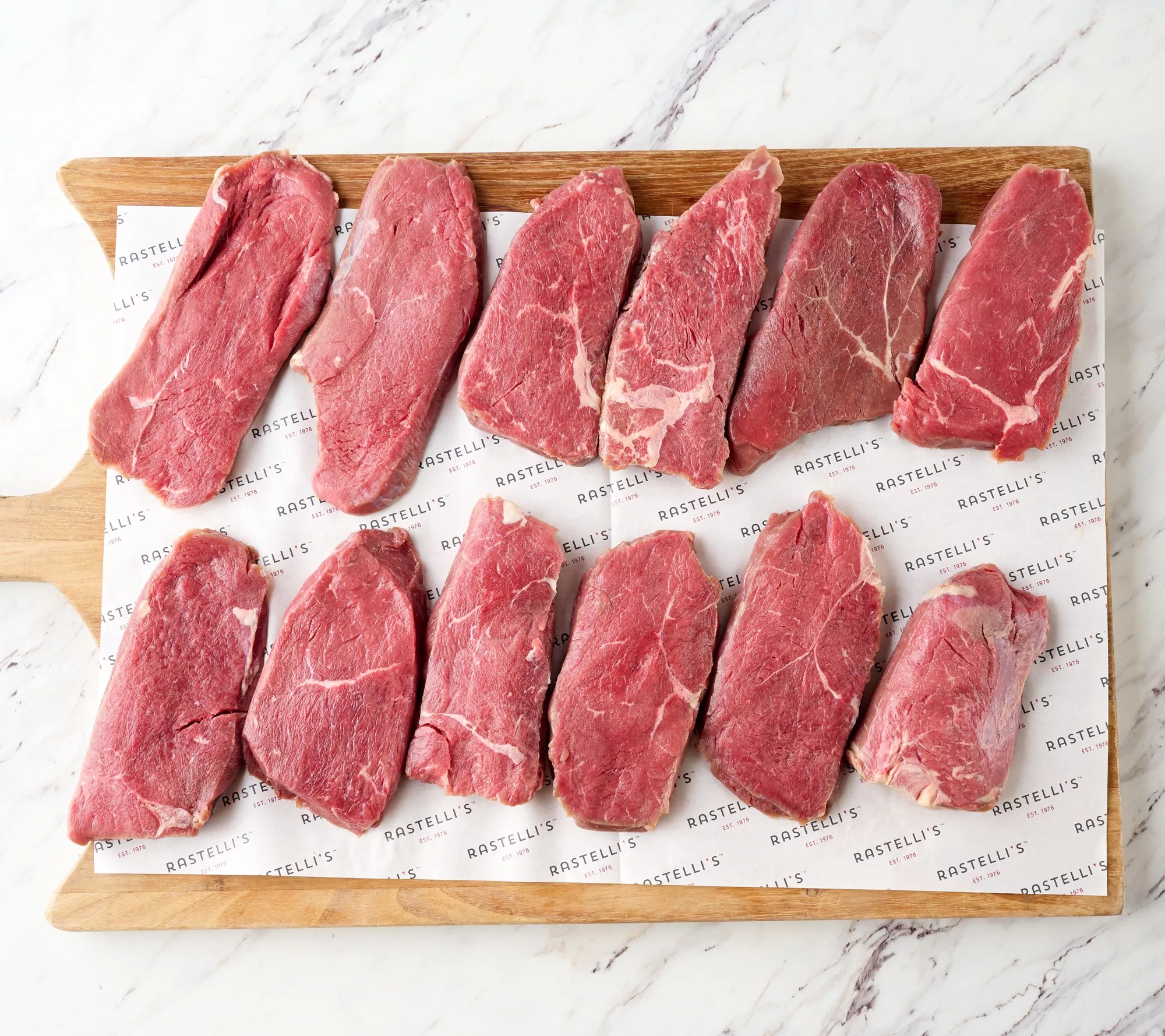 Rastelli's (12) 6oz Black Angus Sirloin Steaks