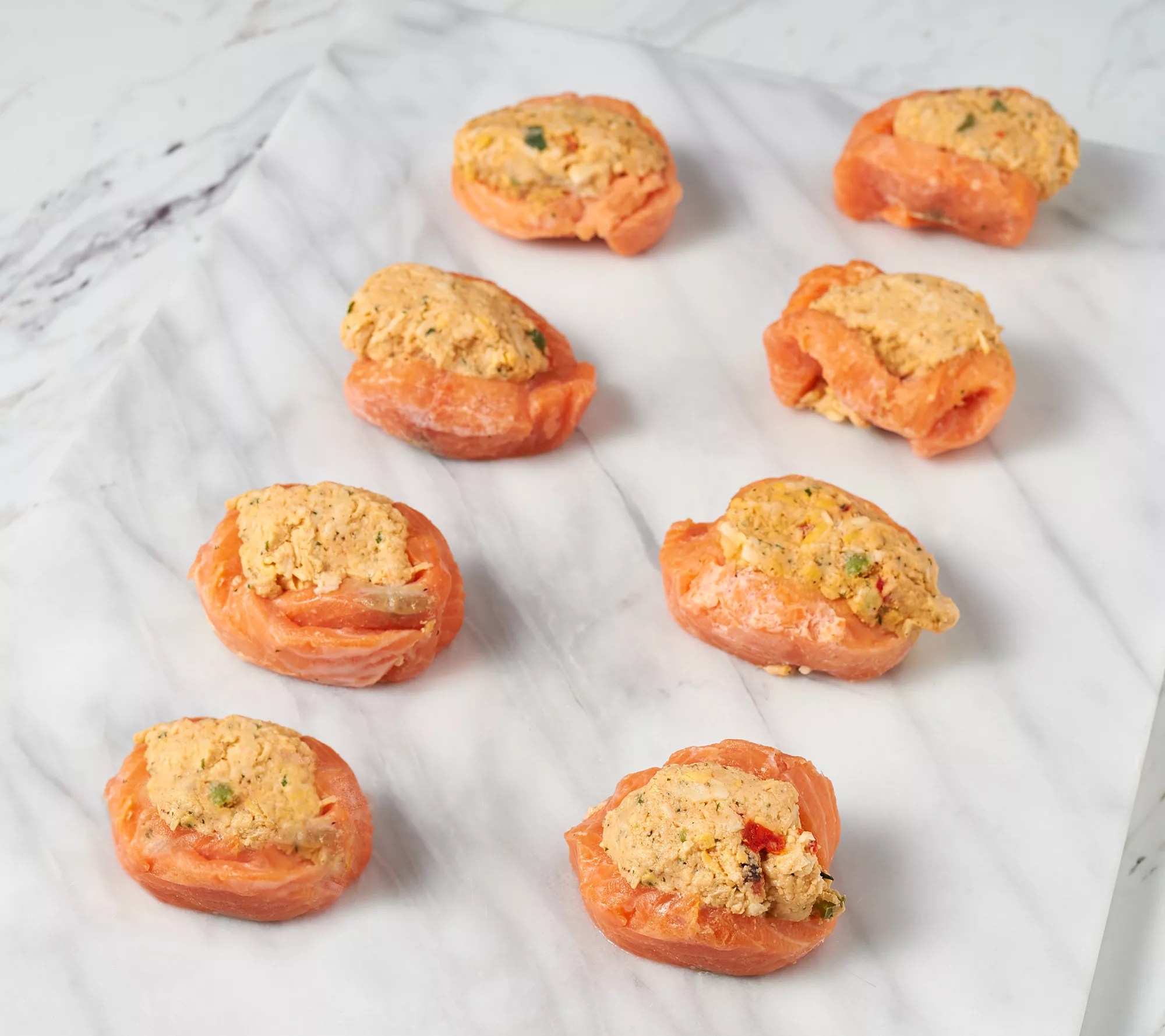 Egg Harbor (8) 6oz Seafood Stuffed Salmon