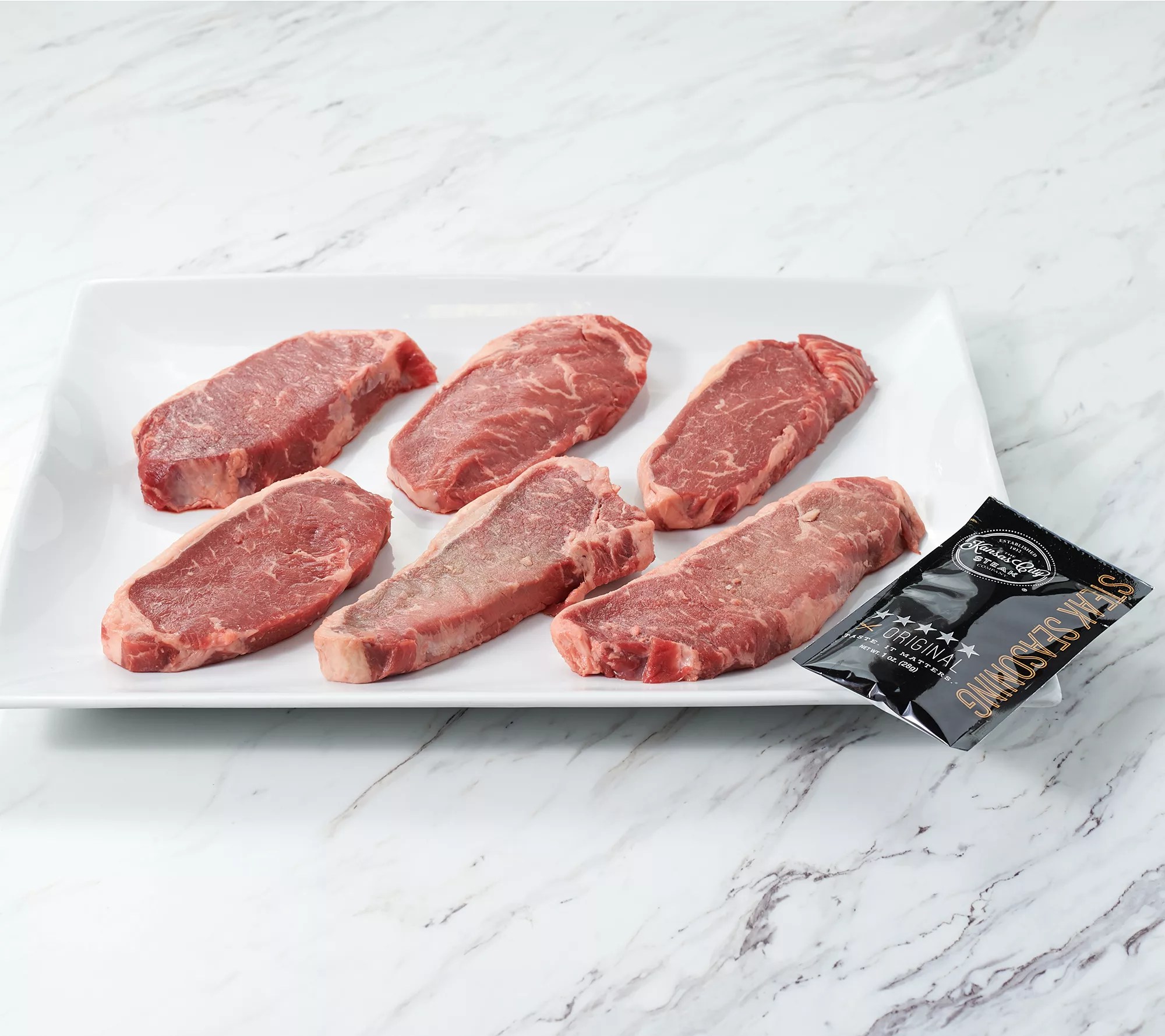 Kansas City (6) 8oz Strip Steaks