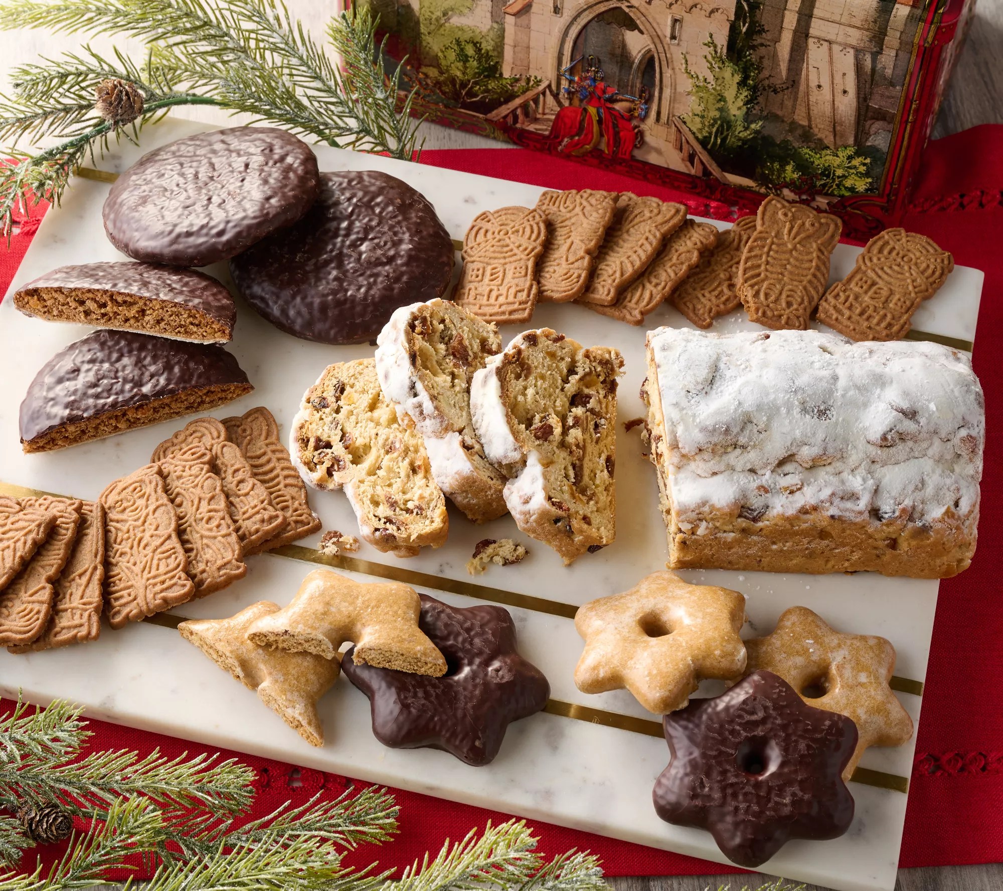 SH11/6 Schmidt 36 Piece Holiday Desserts in Nuremberg Chest