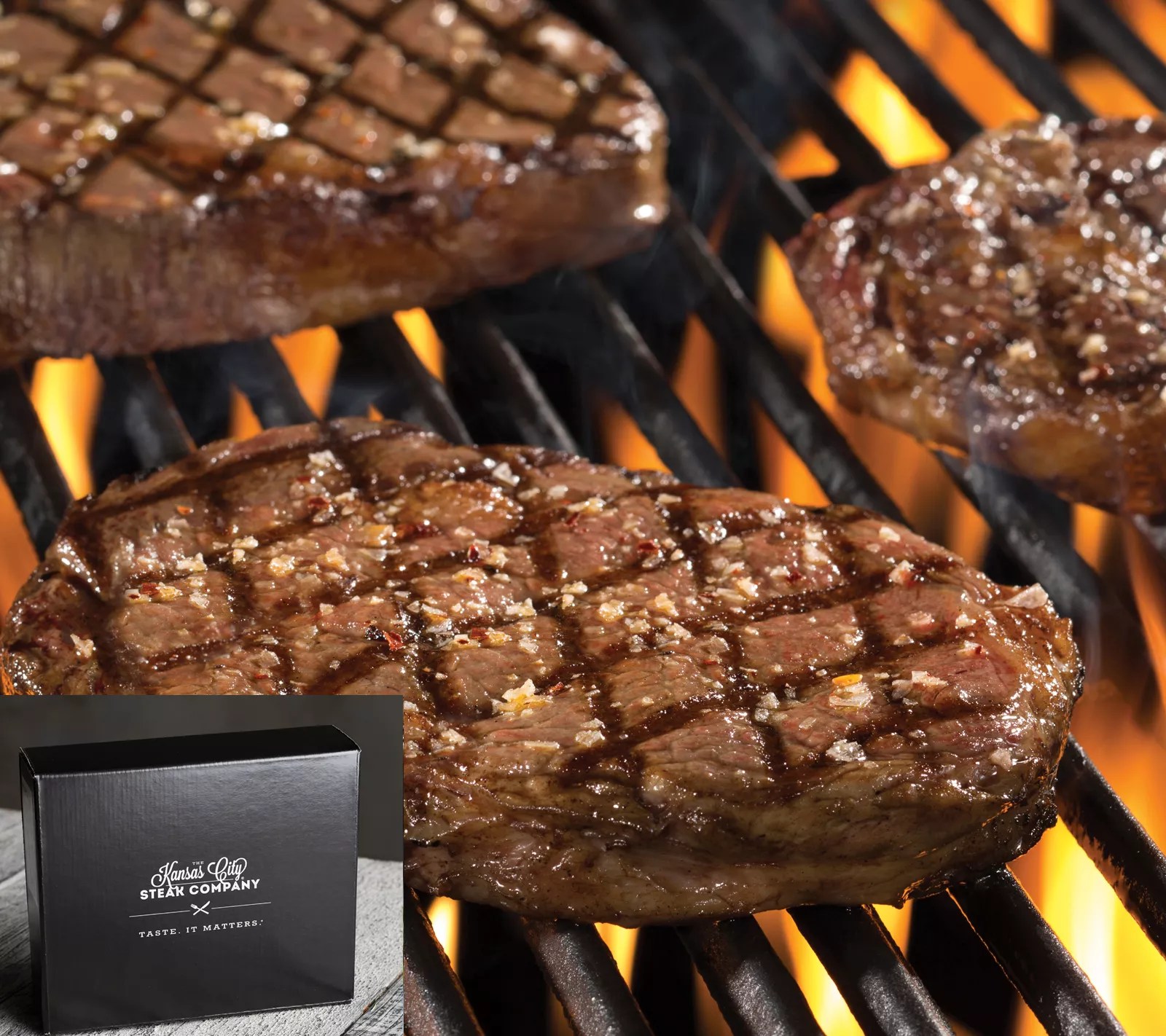 Kansas City Steak Co.(4) 10oz Boneless RibeyeSteaks