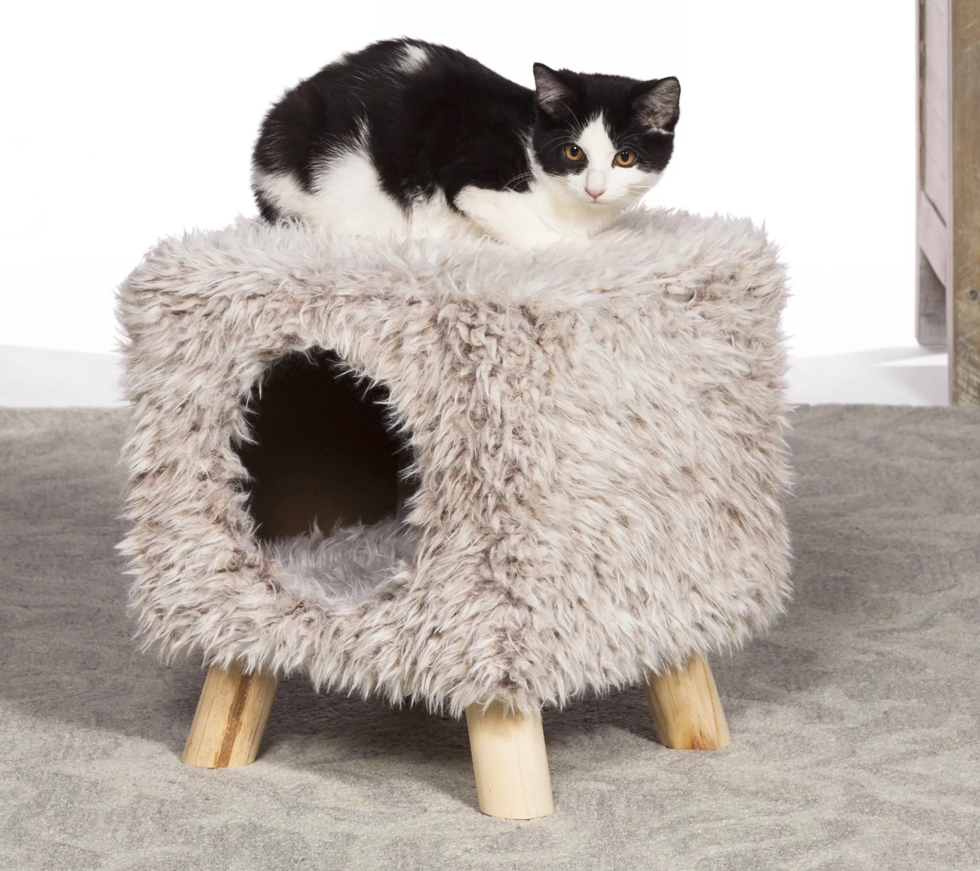 Prevue Pet Products Cozy Cube Frost Tan 7380