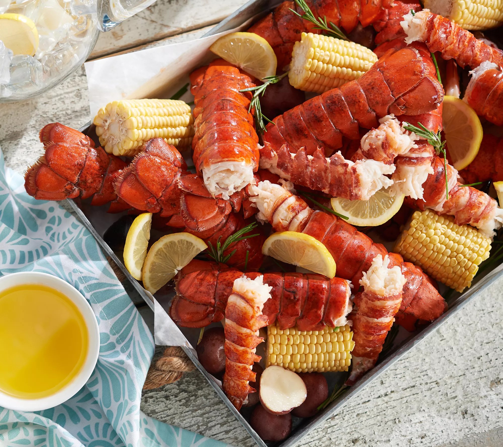 Greenhead Lobster (24) 4oz HPP Maine Lobster Tails w/ Butter