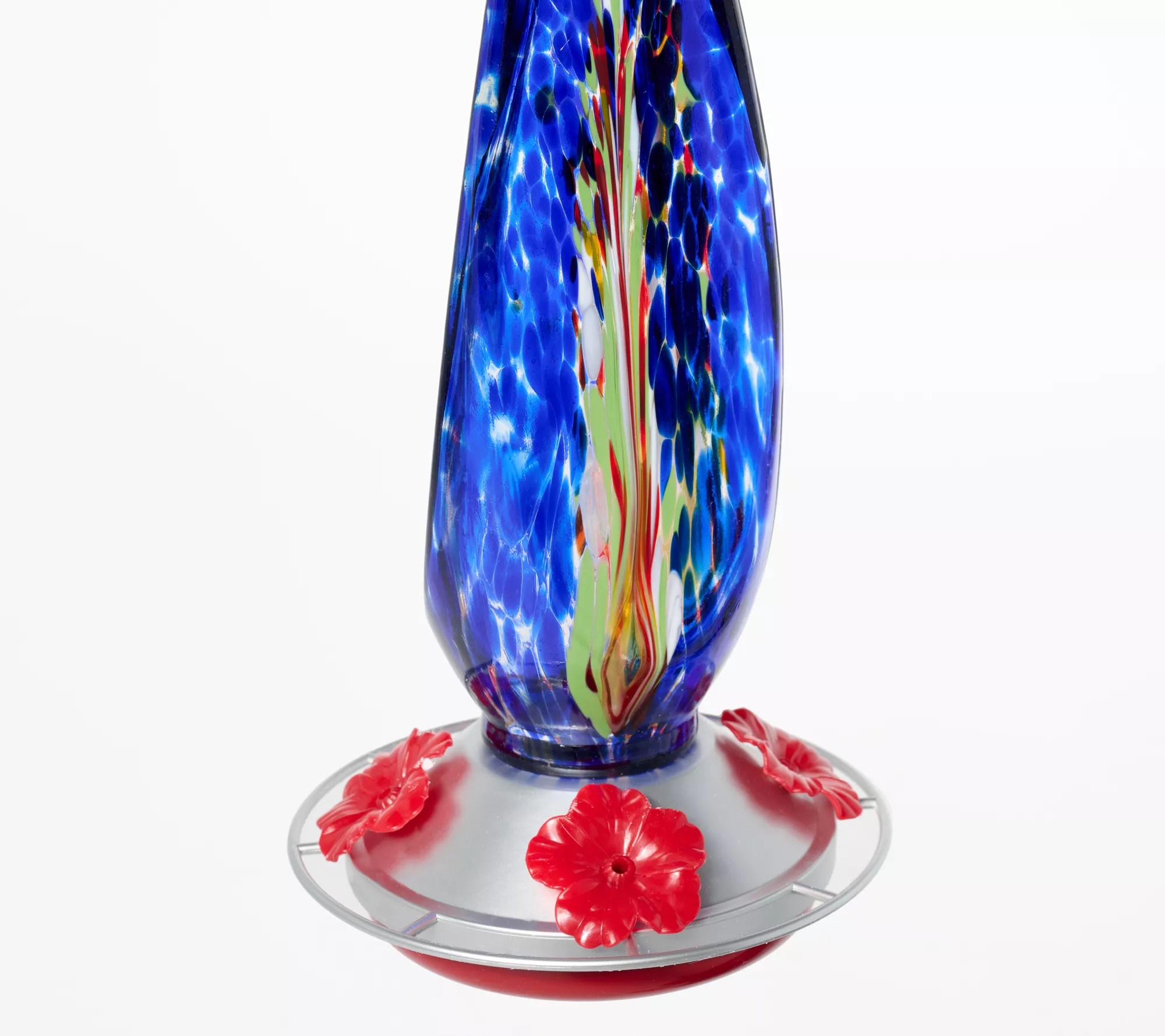 Ultimate Innovations Glass Teardrop Hummingbird Feeder