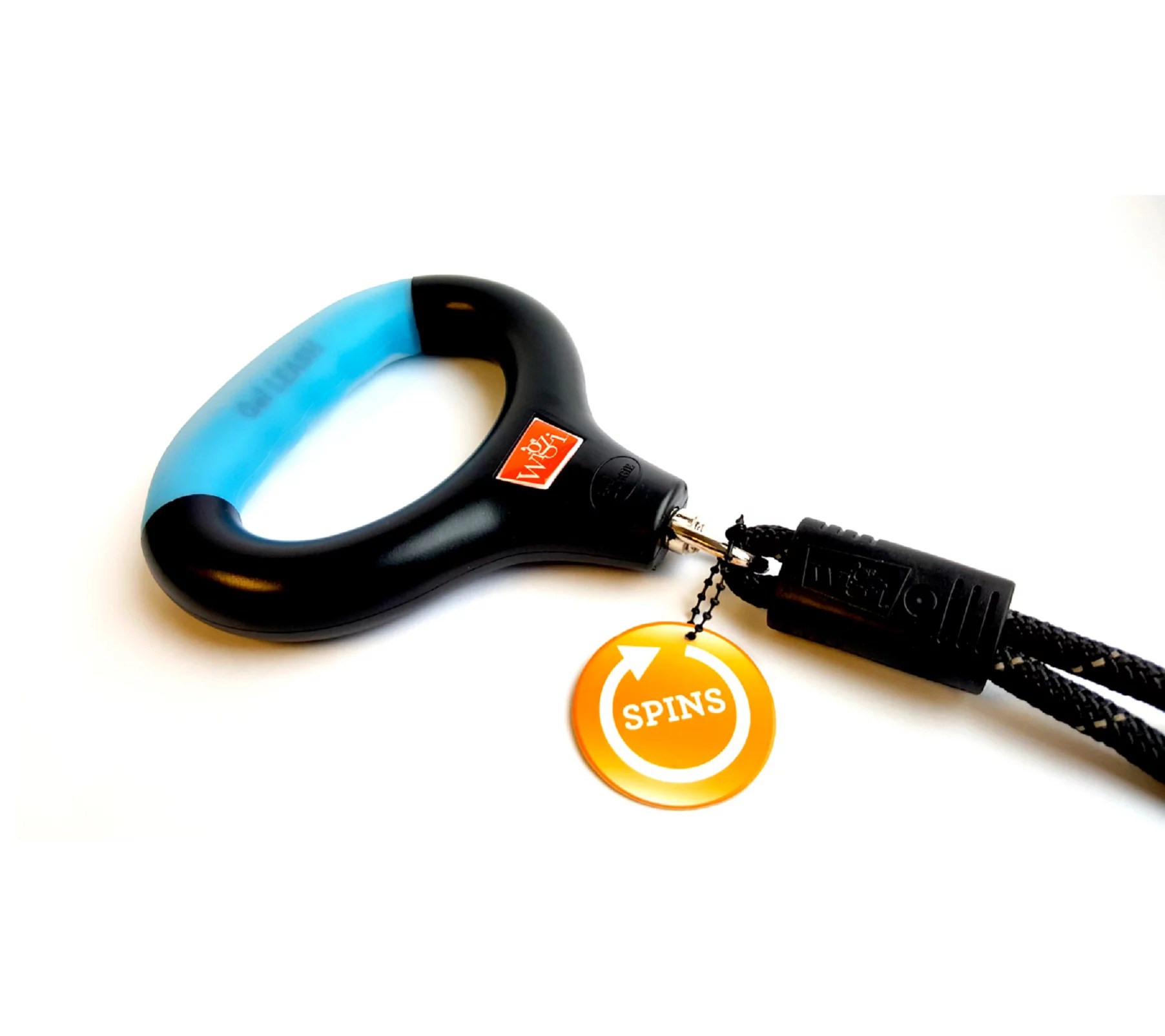 Wigzi Dual Dog Reflective Gel Handle LeashLrg.