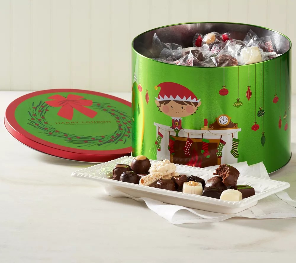 Harry London 6 lb. Assorted Chocolates in Festive Tin