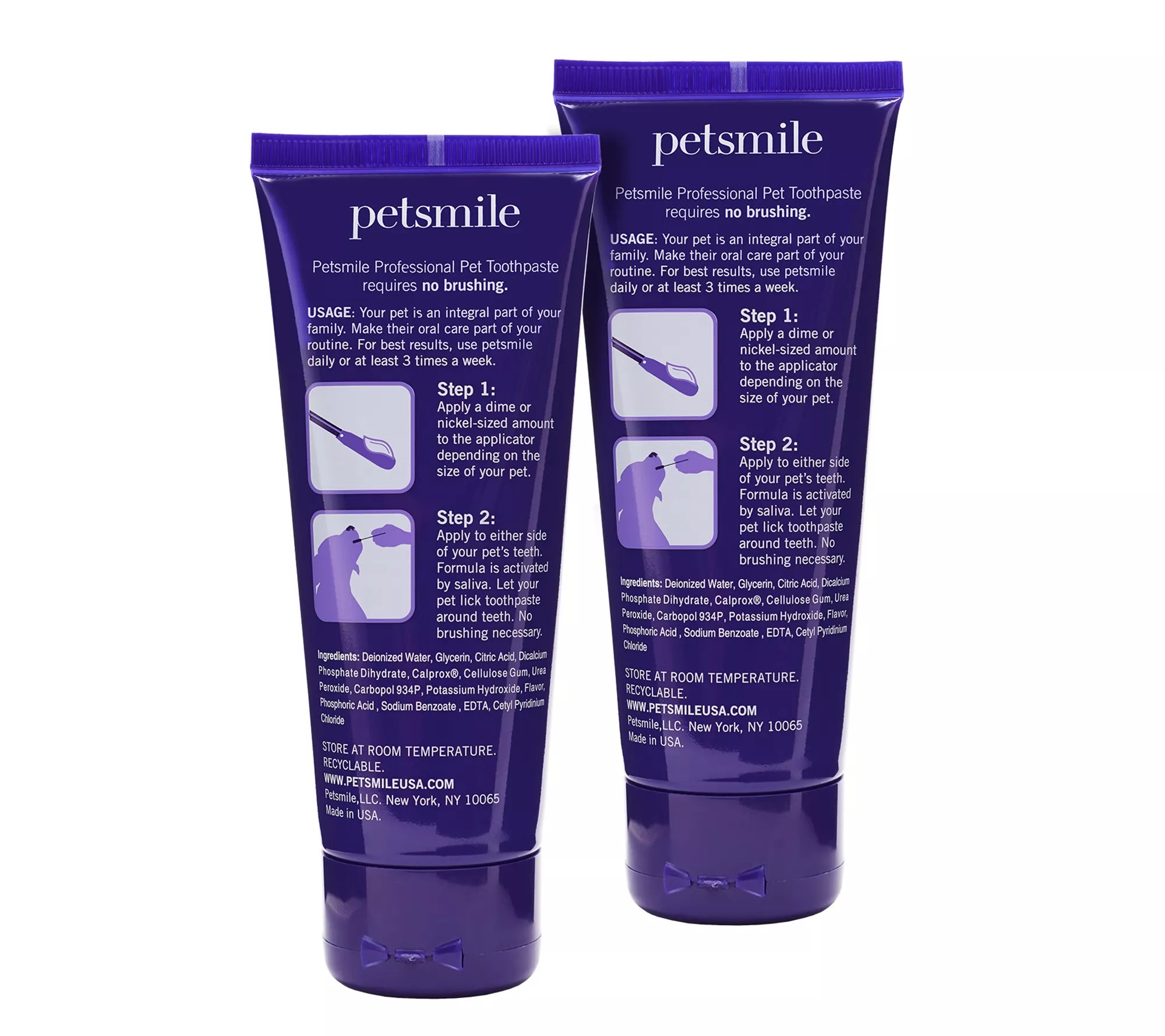 Petsmile by Supersmile Professional Pet Toothpaste Duo