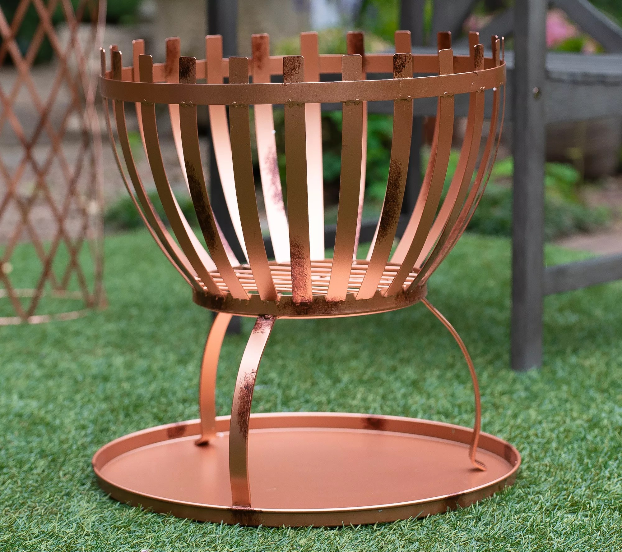 "As Is" 17" Multipurpose Metal Plant Stand by Linda Vater