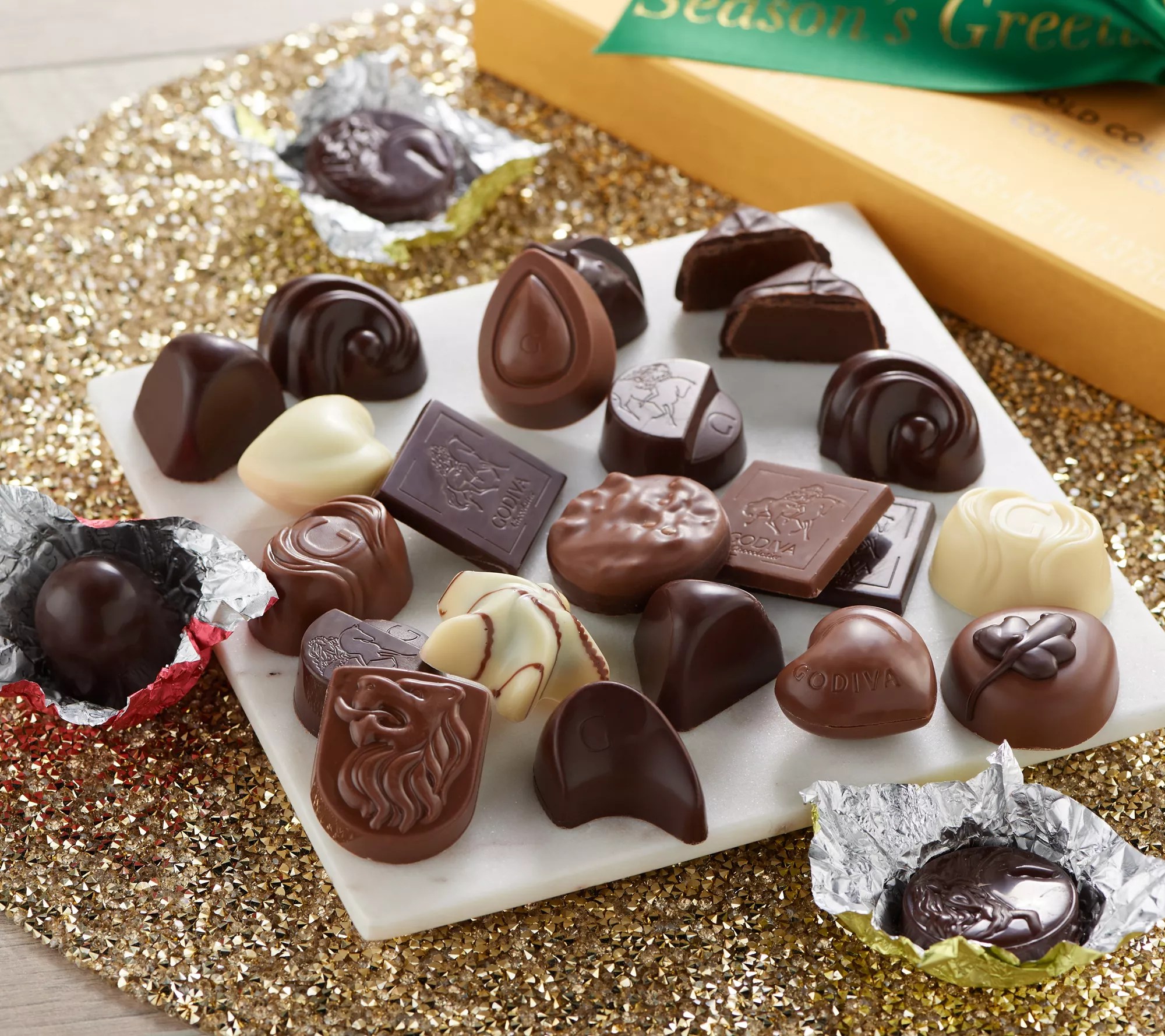 Godiva 36Piece Assorted Chocolate Gold Gift Box
