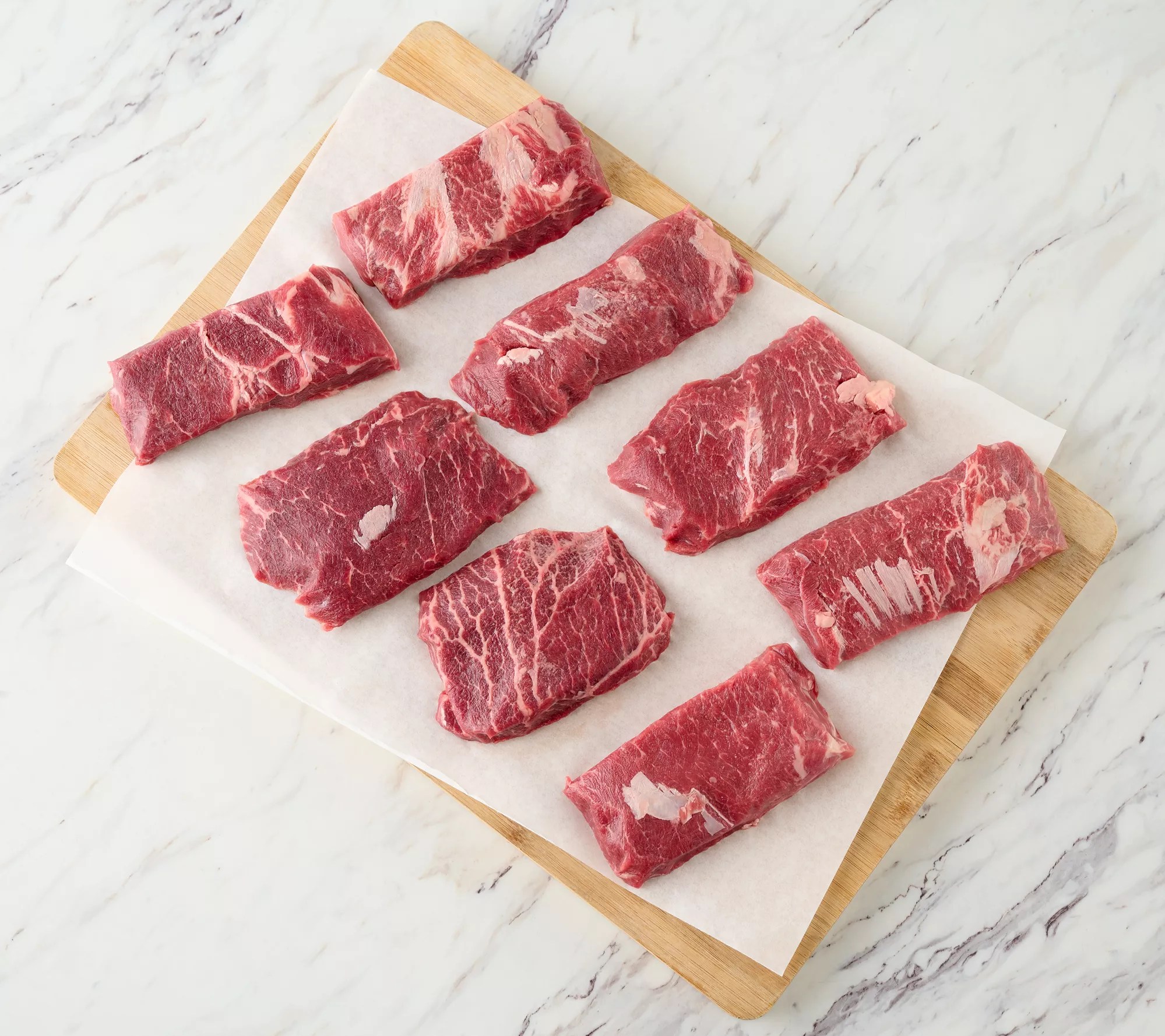 Kansas City Steak Co. (8) 6oz Flat Iron Steaks