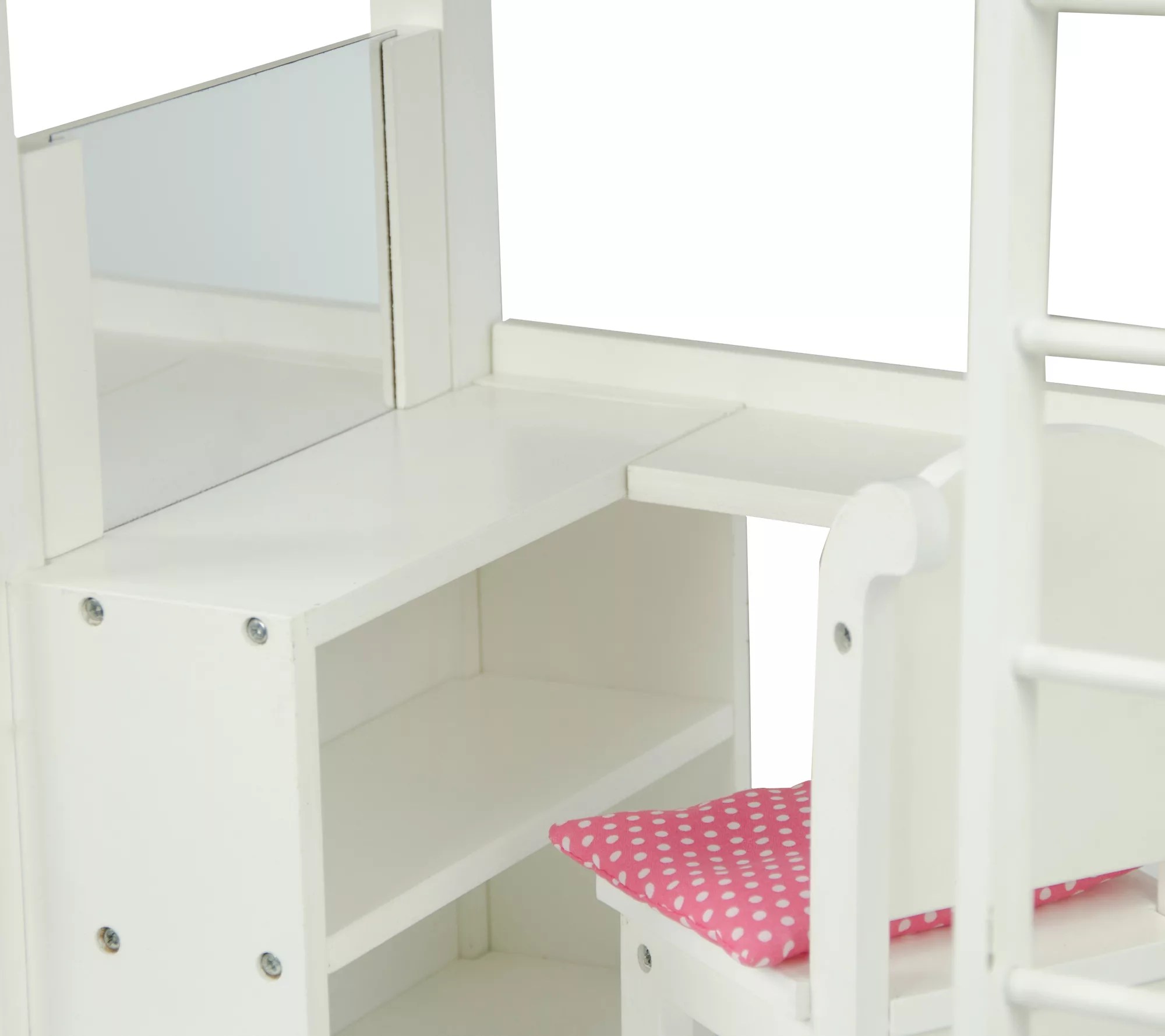 Teamson Kids Doll College Dorm Double Bunk Desk