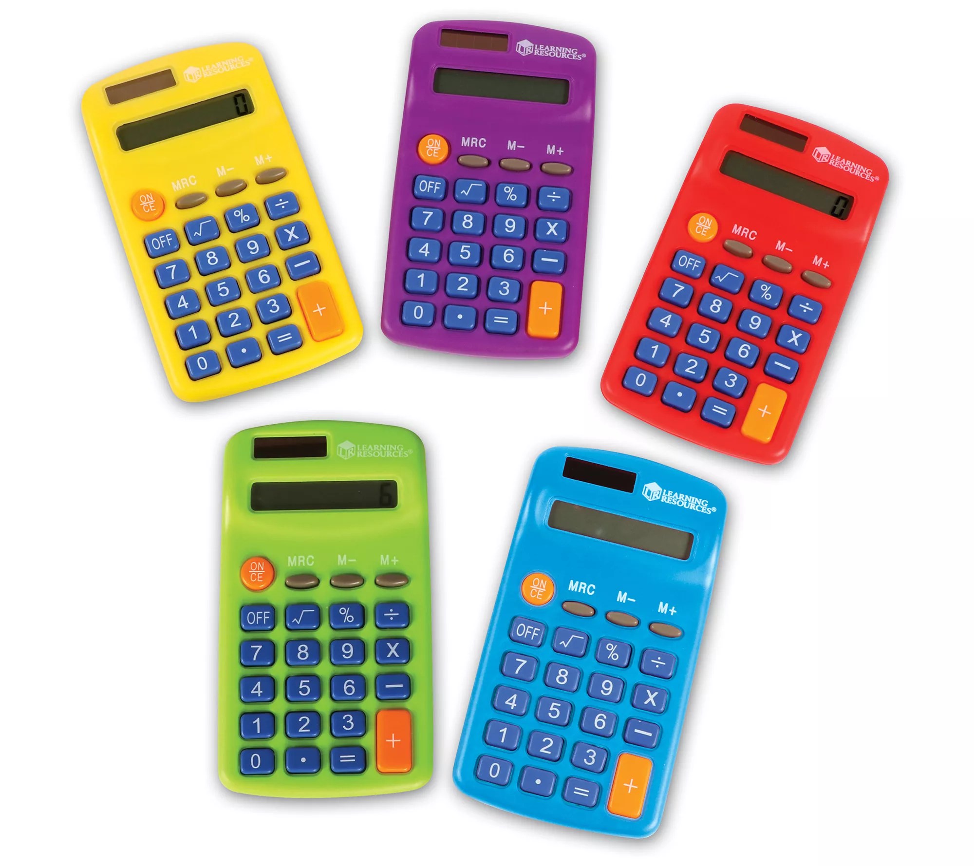 Learning Resources Rainbow Calculators