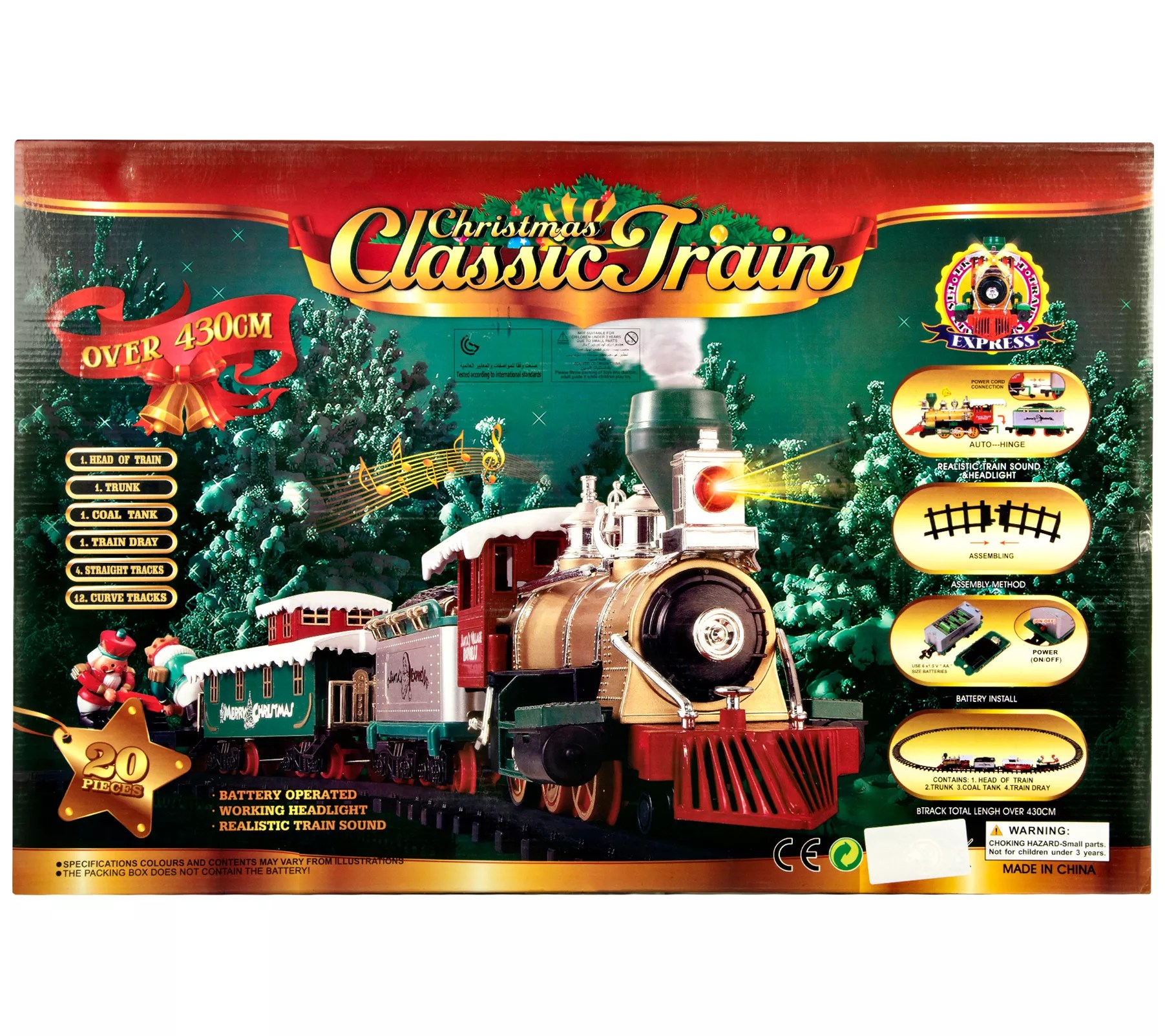 Gener8 Battery Operated Christmas Train