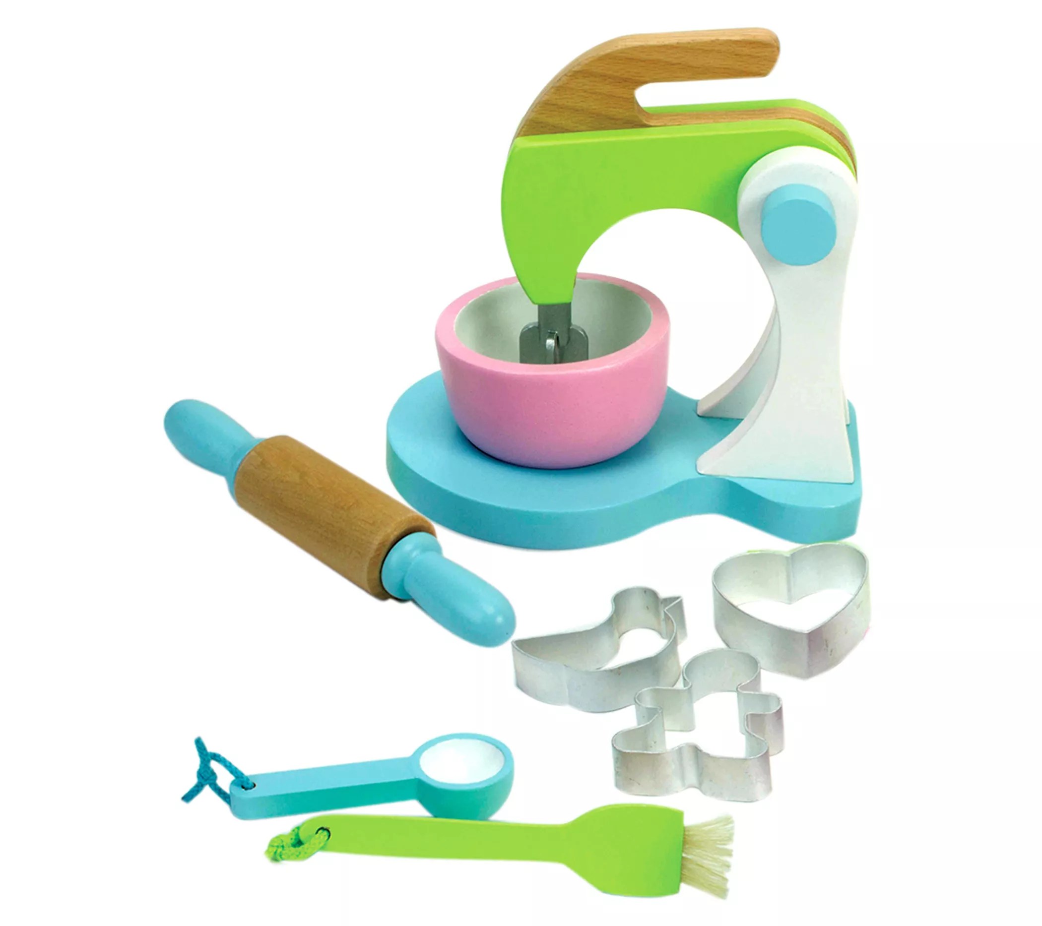 Sophia's 17Piece Wooden Cookie Baking Set