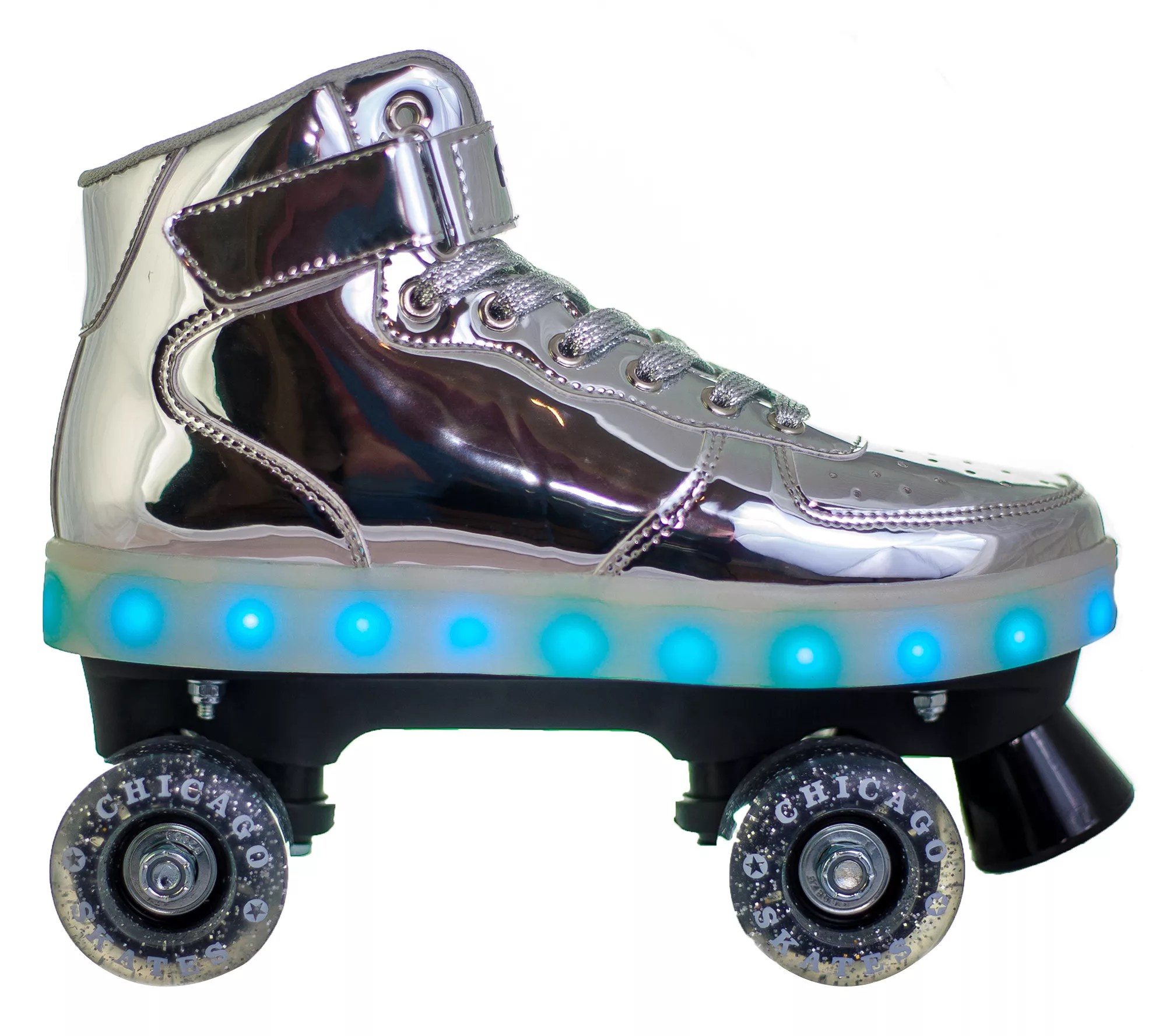 Pulse LightUp Silver Roller Skates