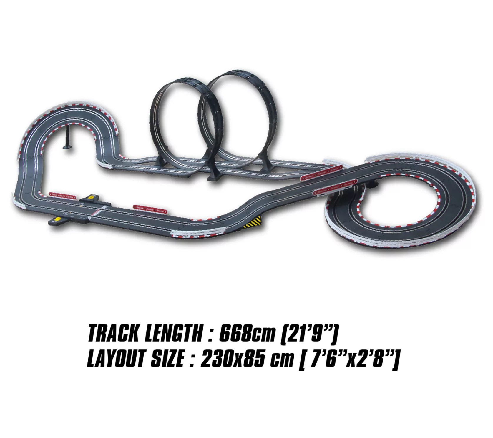 Joysway SuperFun 302 Power Slot Car Racing Set