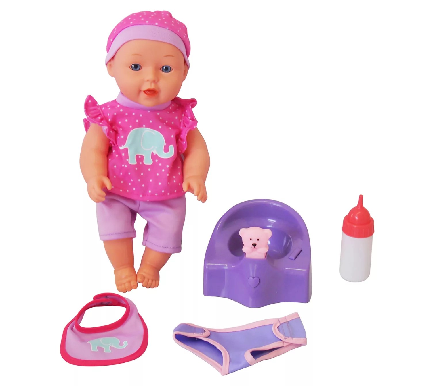 Dream Collection 12" Baby Doll with Musical Potty