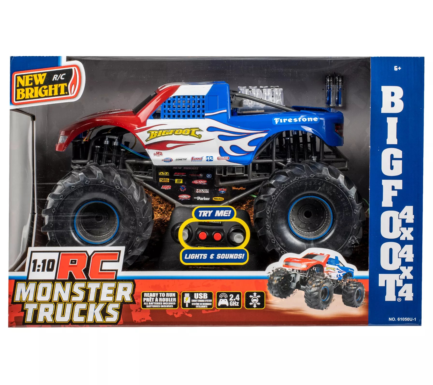 New Bright 110 Remote Control Monster Truck foot