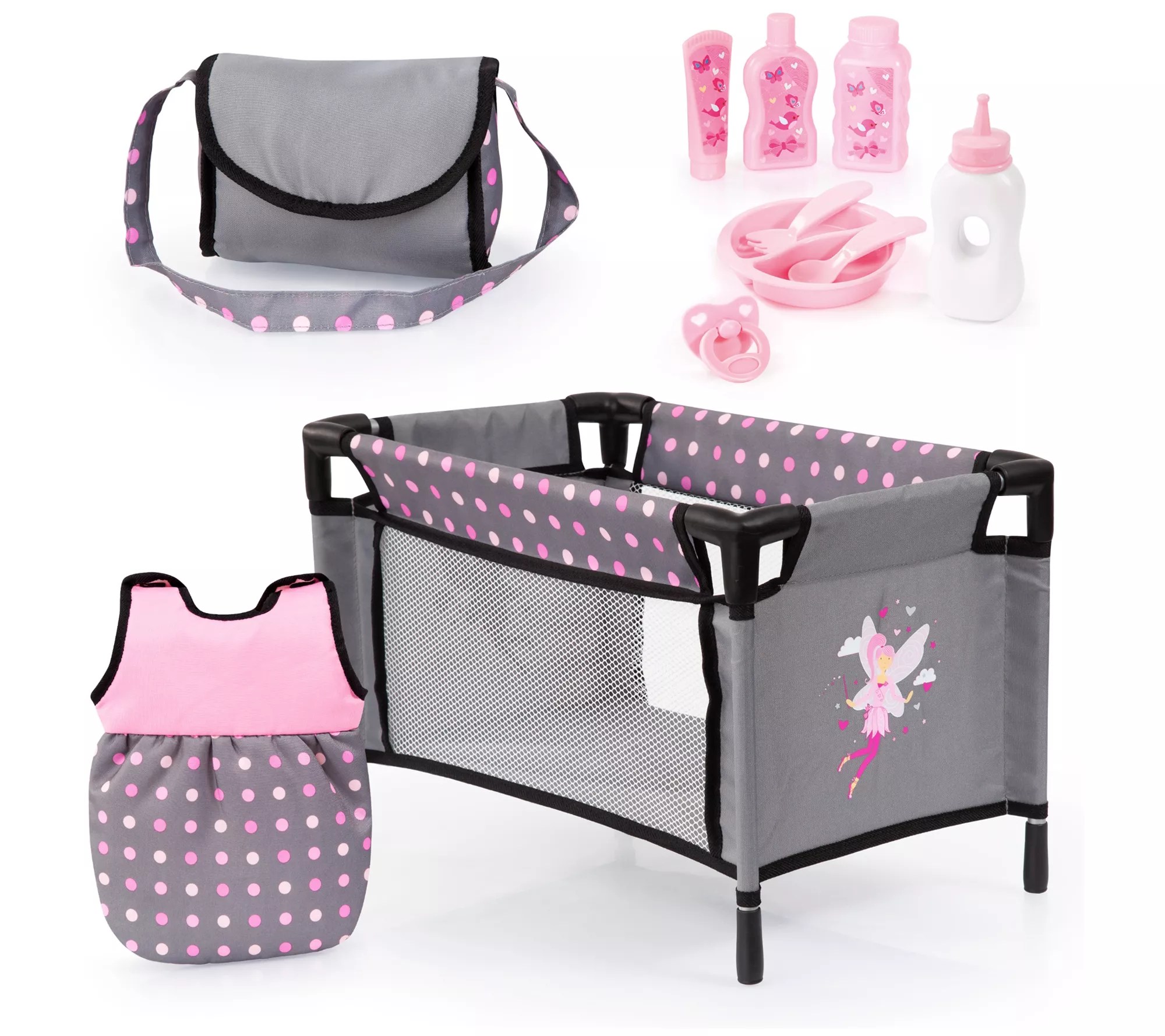 Ulba International Baby Doll Travel Bed w/ Accessories