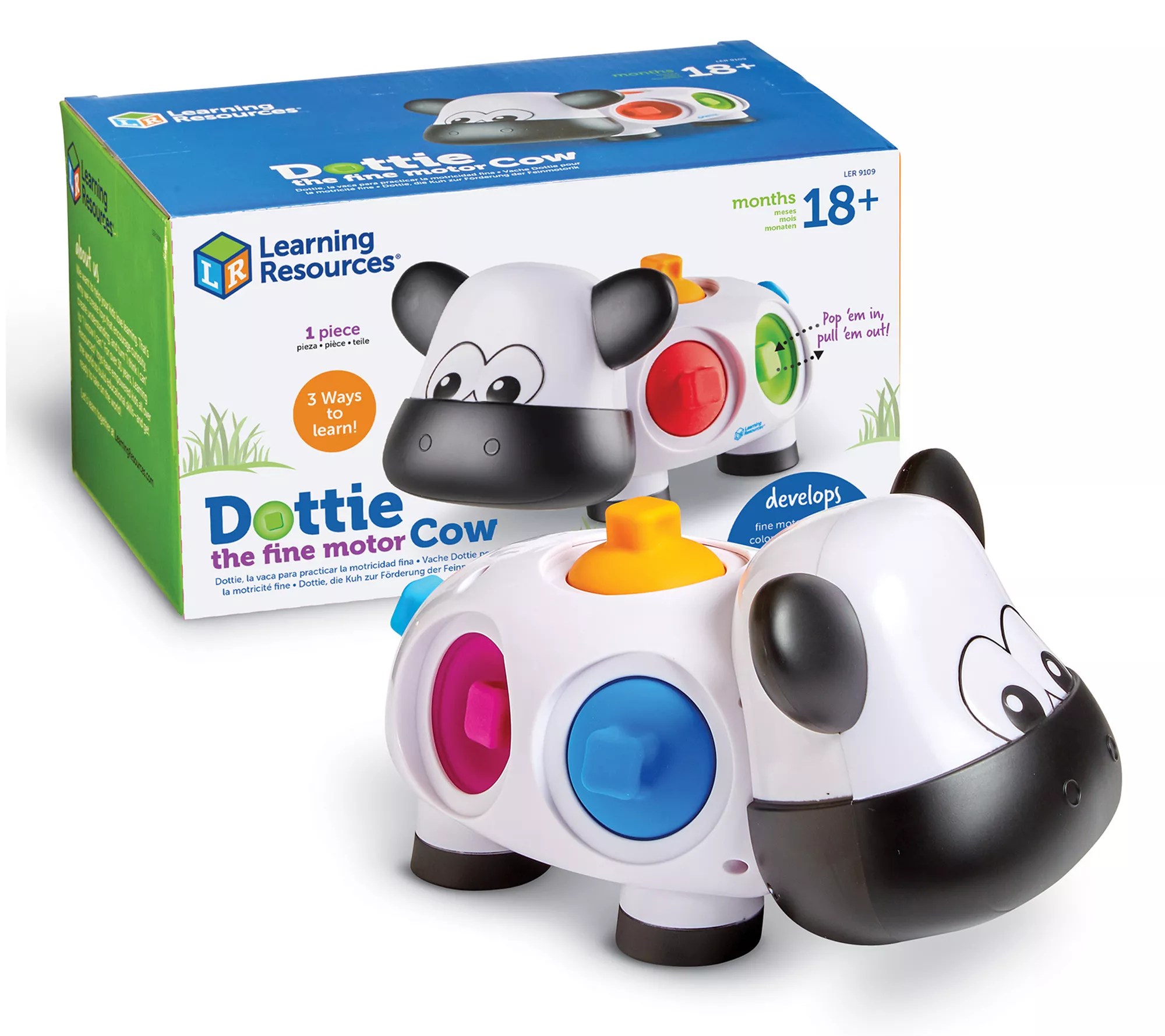 Learning Resources Dottie The Fine Motor Cow Toy