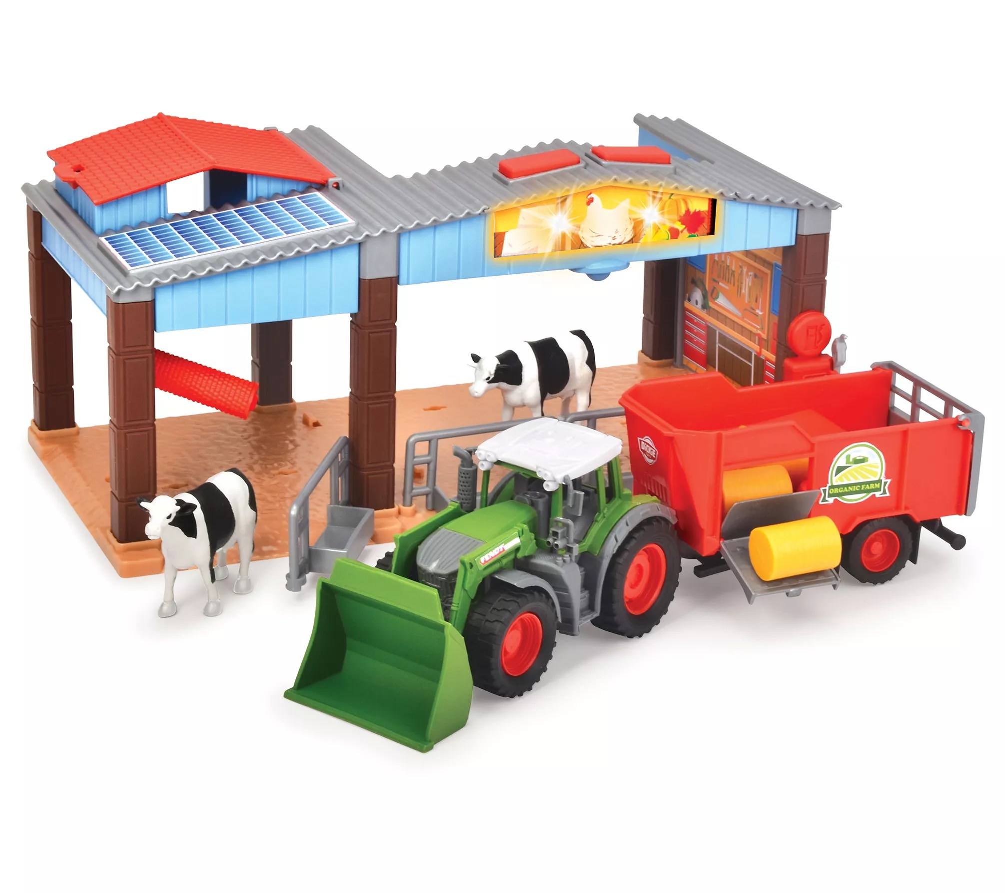 Dickie Toys Farm Station Light & Sound Kids Playset
