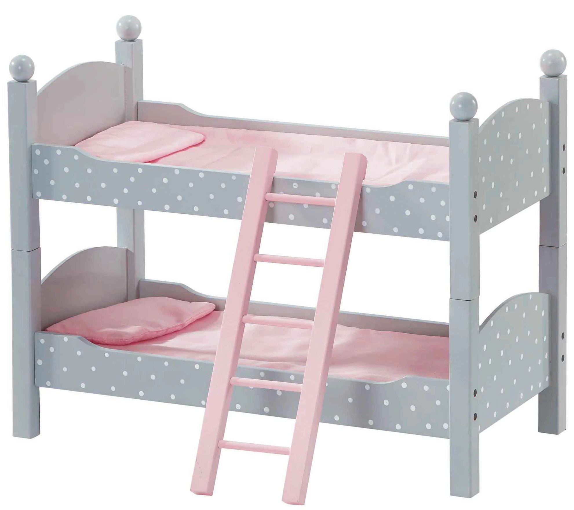 Teamson Kids Princess 18" Doll Double Bunk Bed