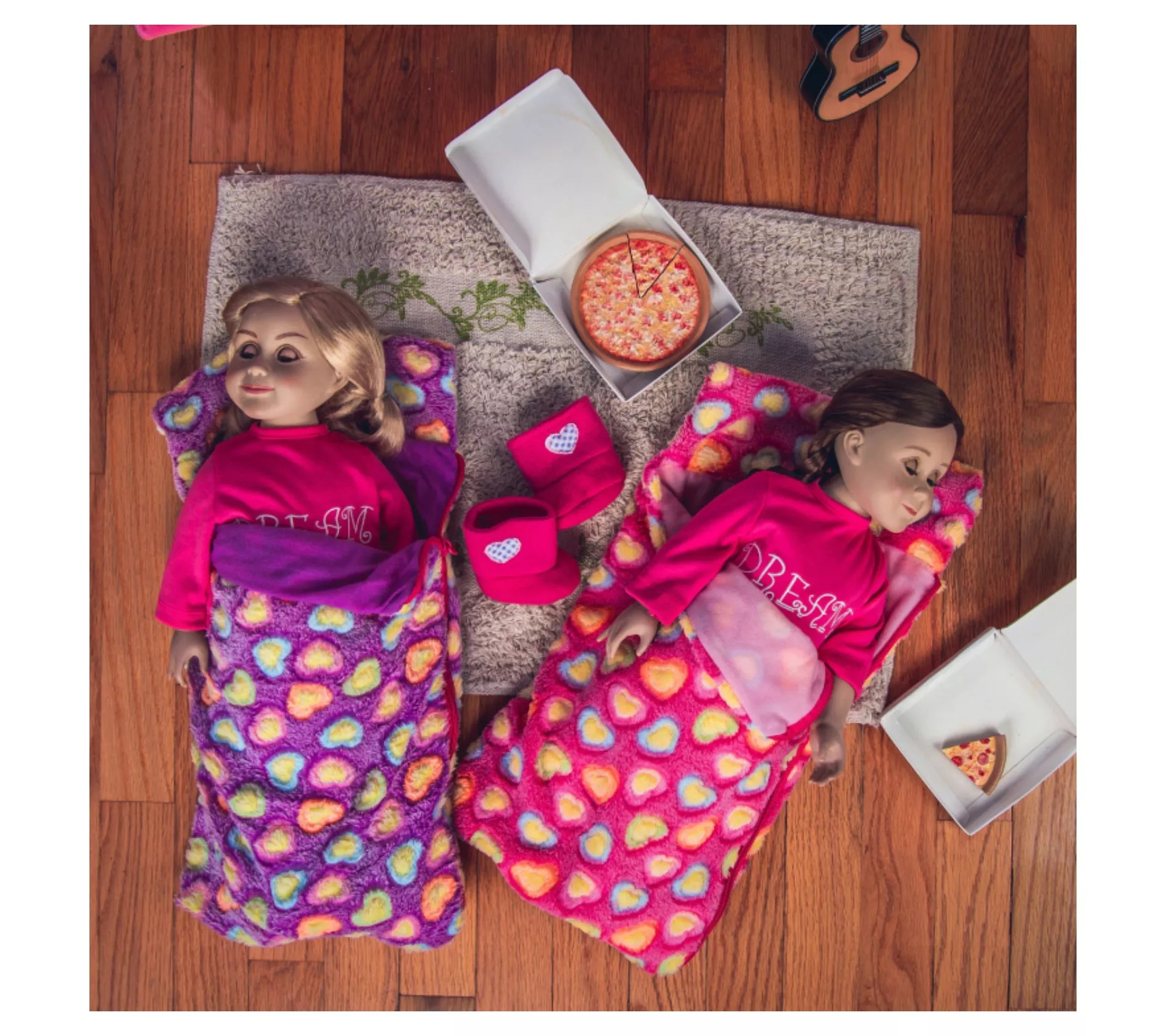 The Queen's Treasures Set of 2 Sleeping Bags for 18" Dolls