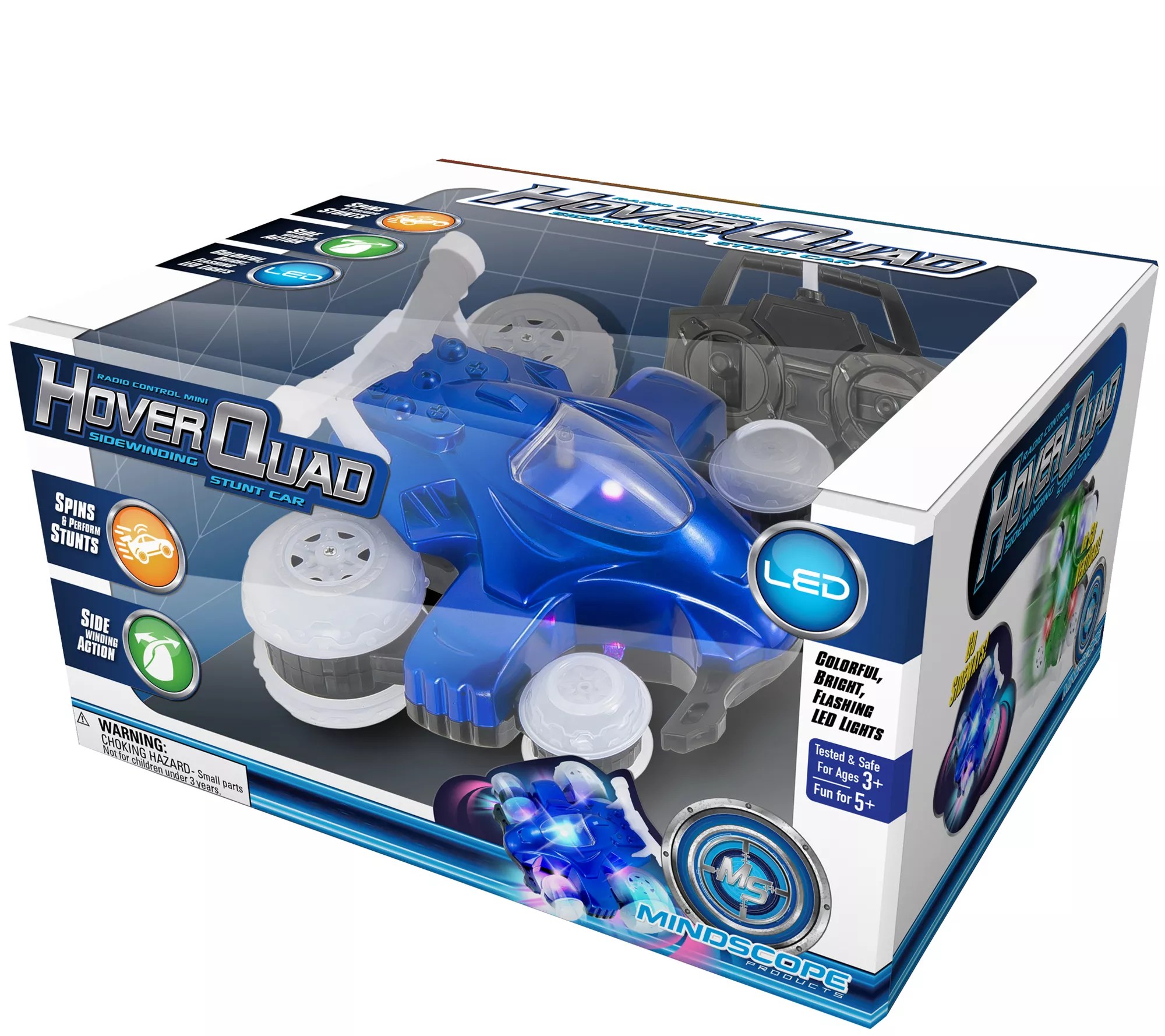 HoverQuad Mini Remote Control LightUp Stunt Vehicle