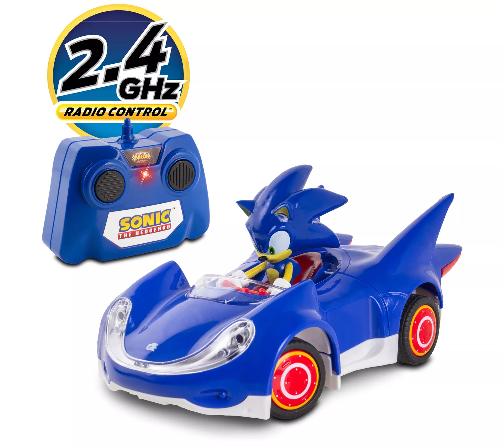 NKOK Sonic & Sega All-Stars Racing Sonic RemoteControl Car - QVC.com