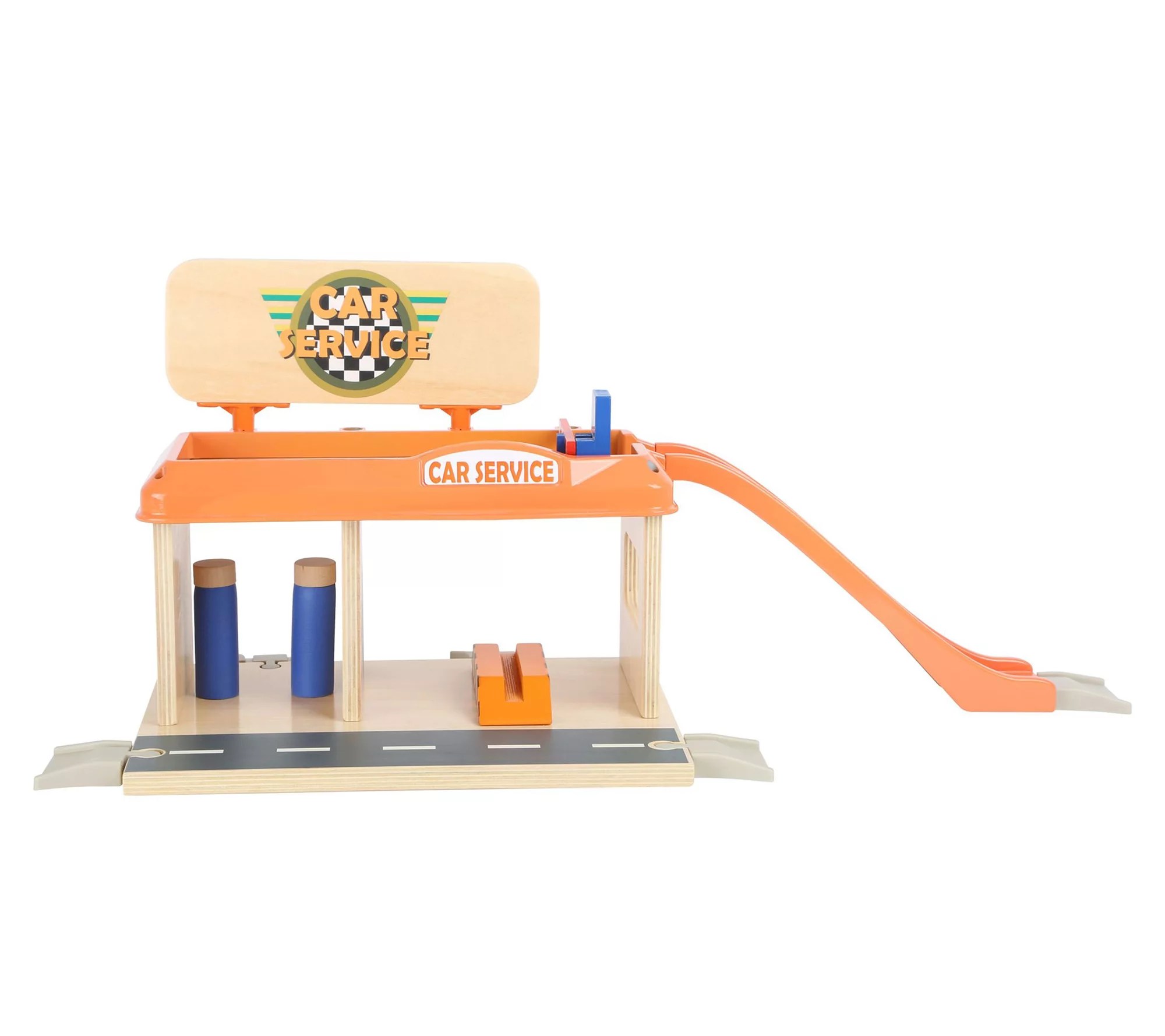 Small Foot Wooden Toys Auto Repair Shop Playset