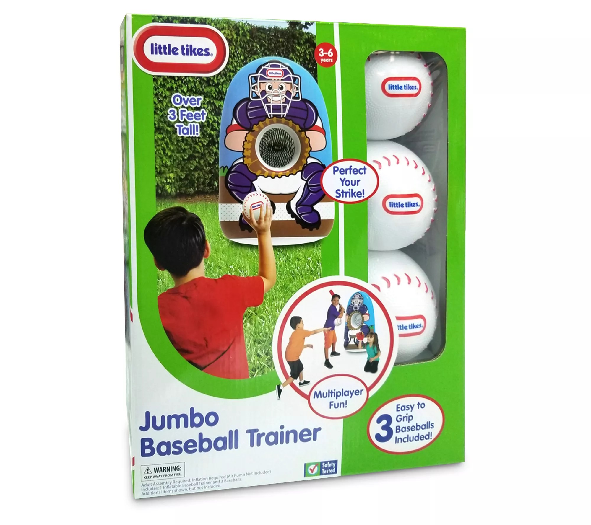 Little Tikes Inflatable Baseball Trainer Over3 Feet Tall!