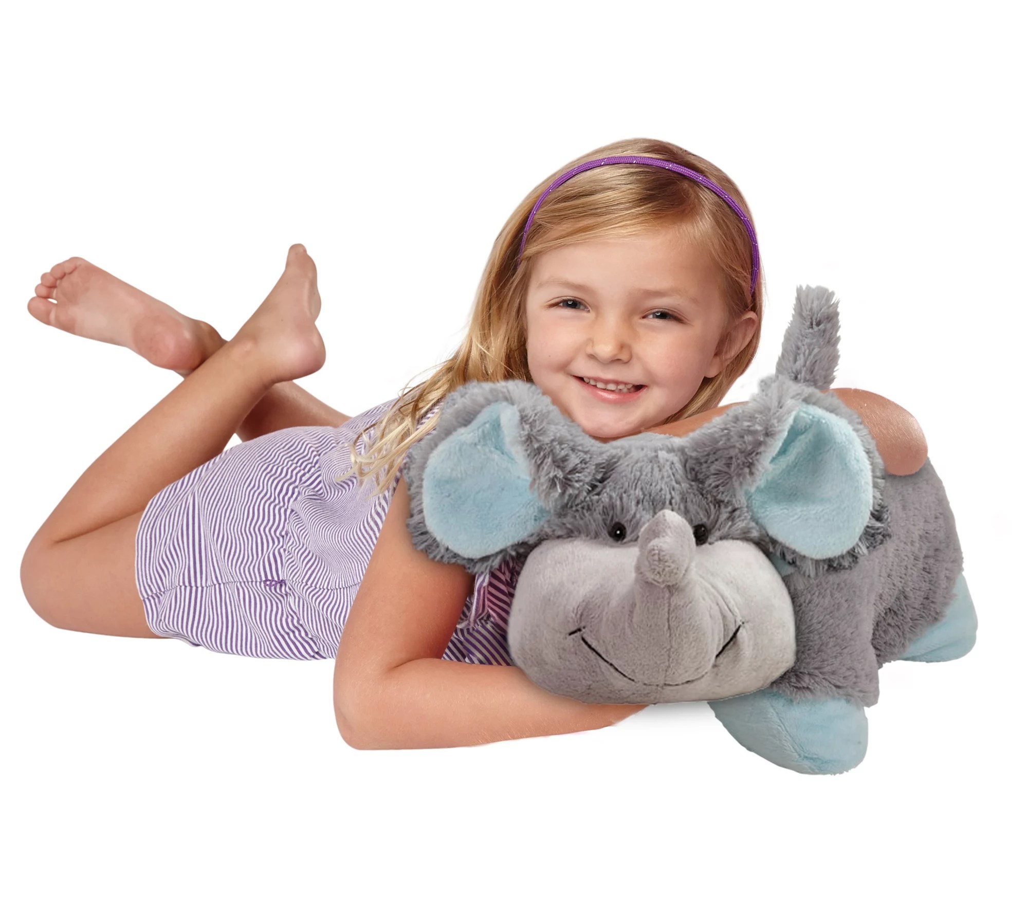 Pillow Pets Signature Nutty Elephant Stuffed Animal Plush Toy