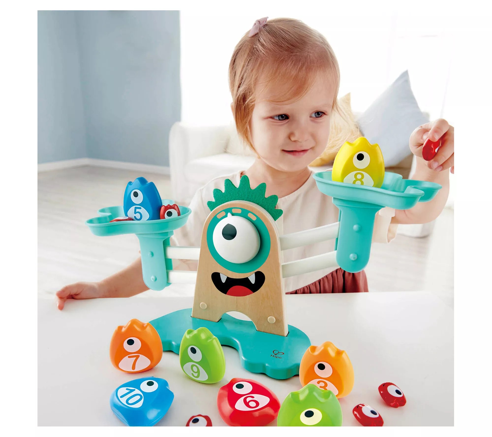 Hape Monster Math Scale Toddler STEAM Toy