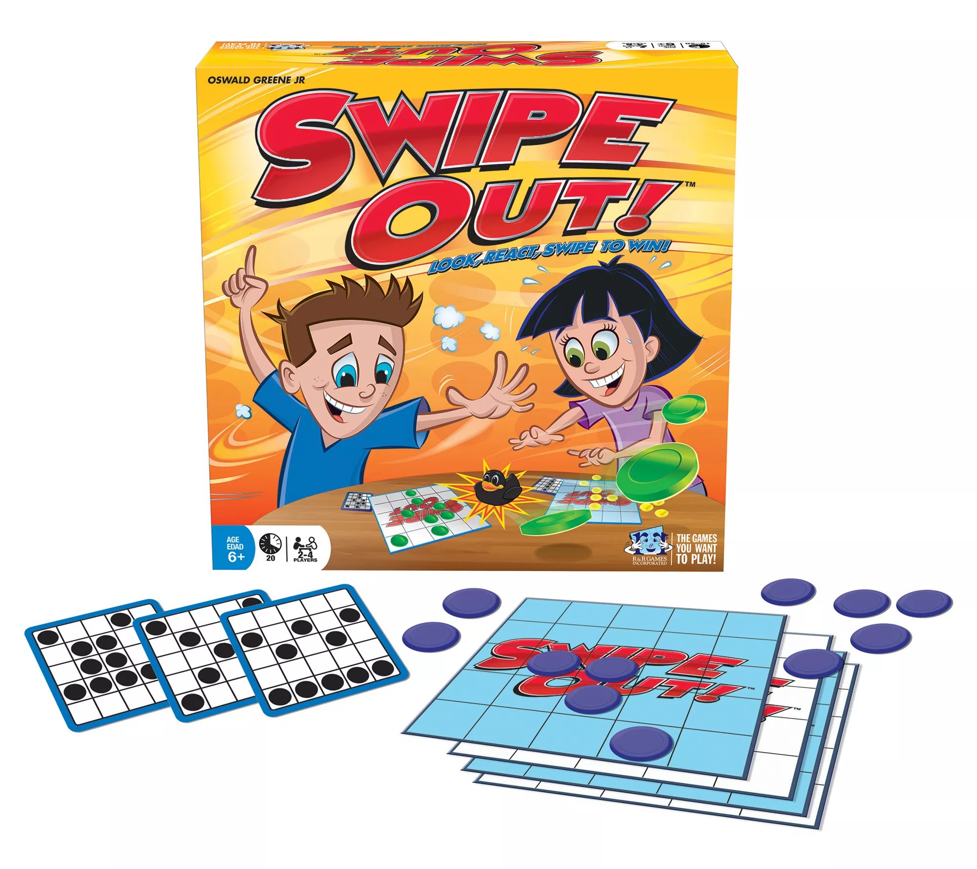 R&R Games Swipe Out! Family Game