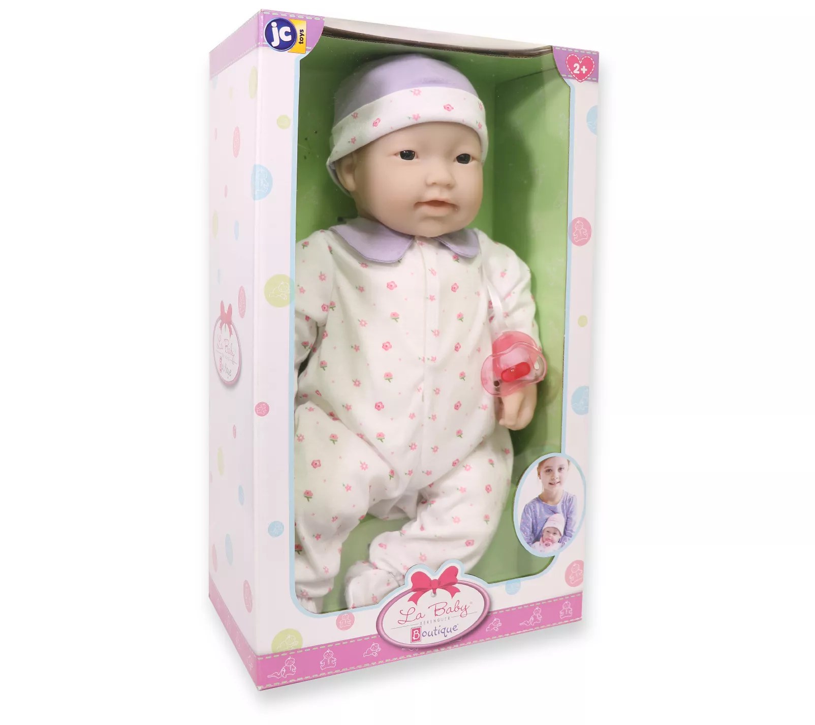 JC Toys La Baby 20" Asian Soft Body Baby Doll