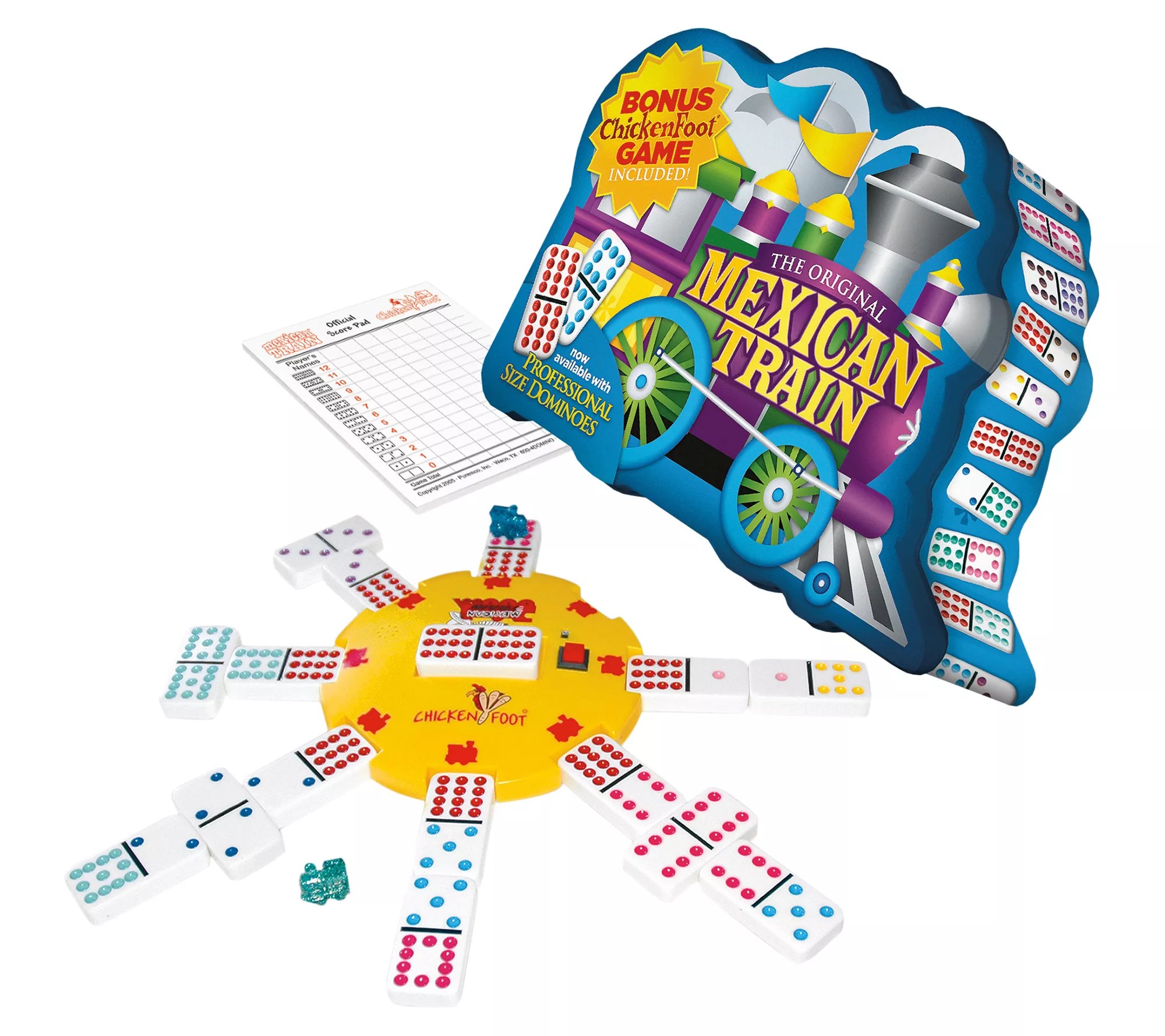 Puremco Mexican Train Deluxe Traditional Double12 Domino Set